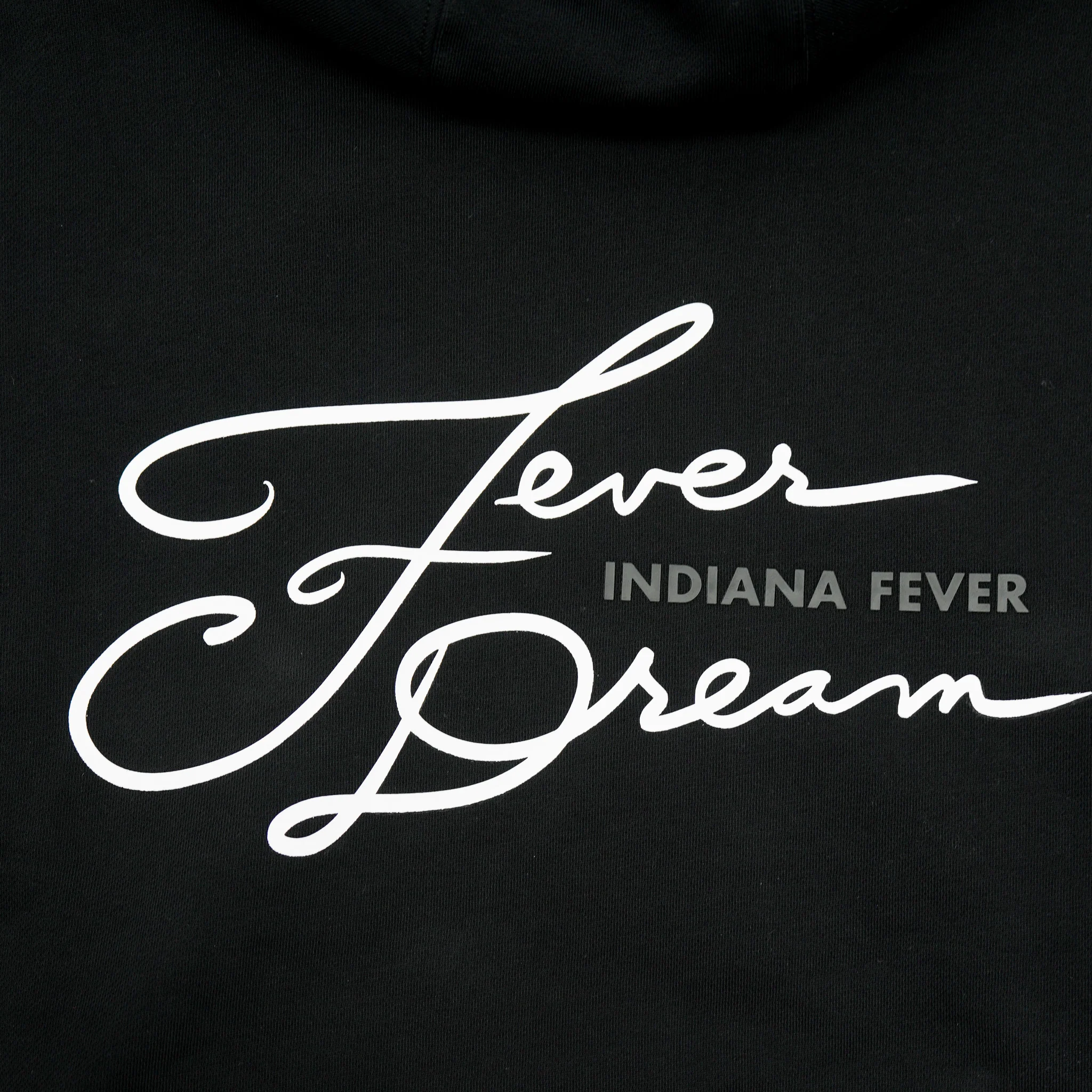 Adult Indiana Fever Fever Dream Hooded Sweatshirt in Black by 9Commons