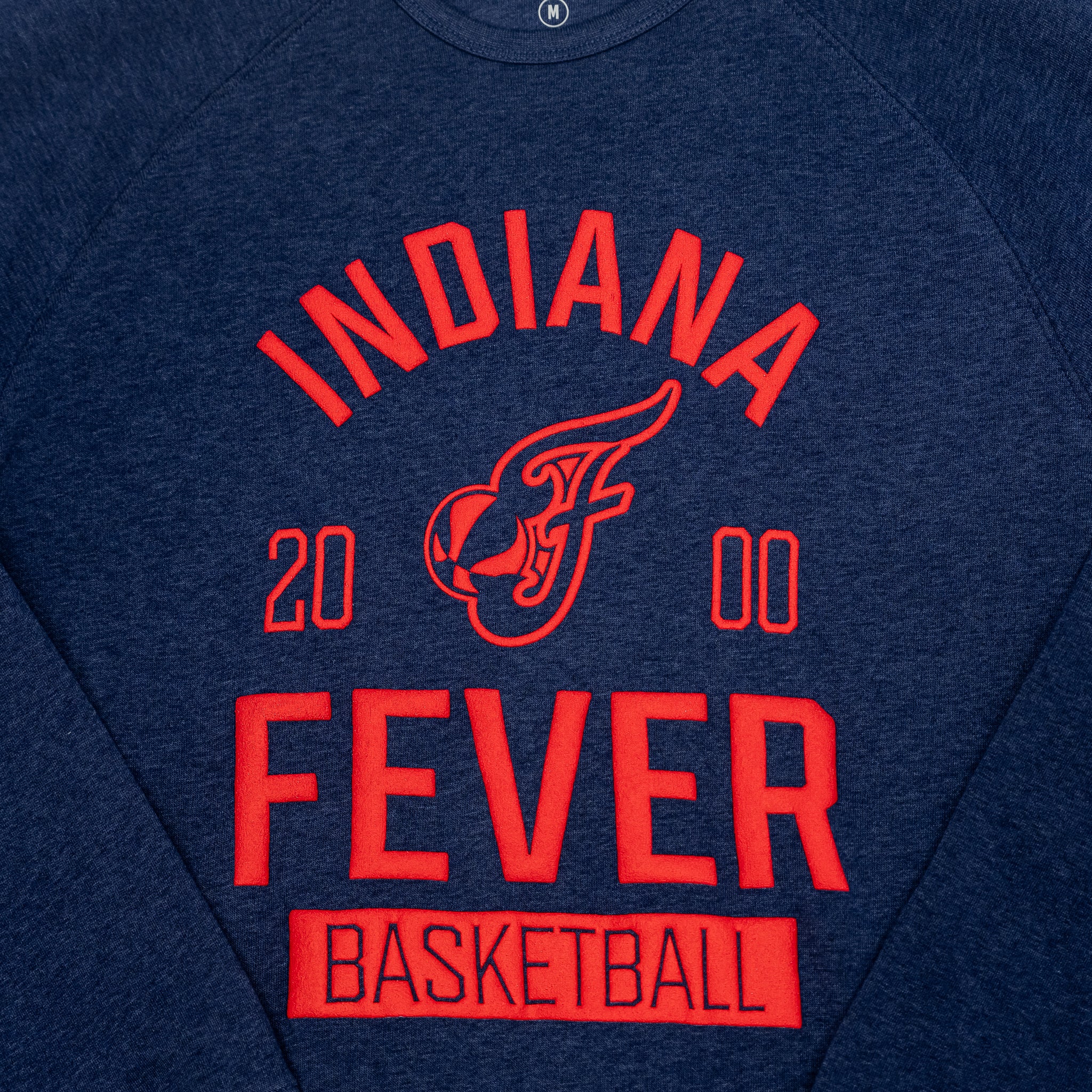 Adult Indiana Fever IND Basketball Crewneck Sweatshirt in Navy by Sportiqe 2 Adult Indiana Fever IND Basketball Crewneck Sweatshirt in Navy by Sportiqe