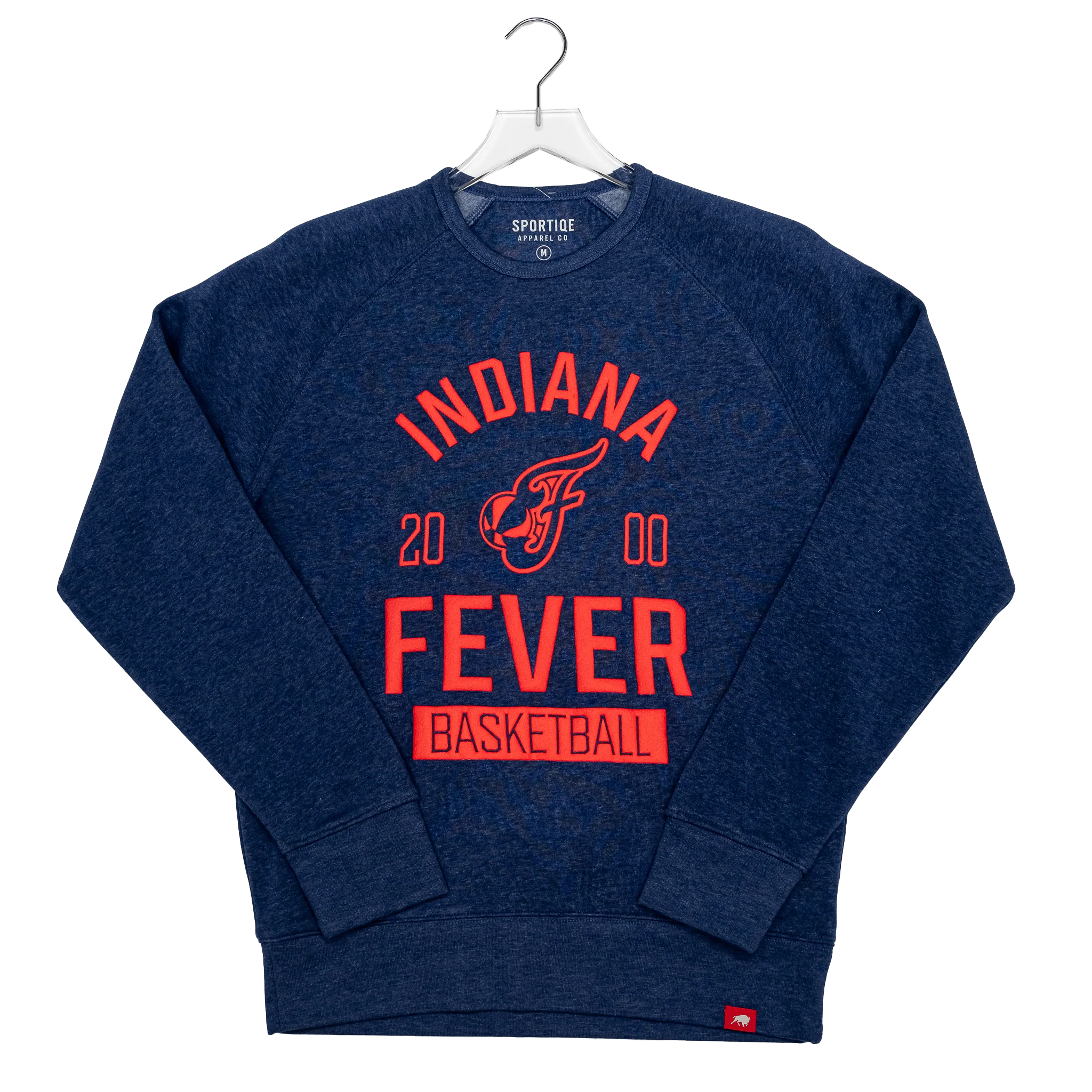 Adult Indiana Fever IND Basketball Crewneck Sweatshirt in Navy by Sportiqe 5 Adult Indiana Fever IND Basketball Crewneck Sweatshirt in Navy by Sportiqe