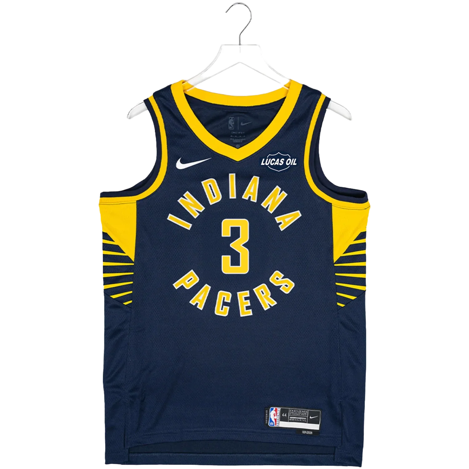 Adult Indiana Pacers #3 Braden Smith Icon Swingman Jersey in Navy by Nike