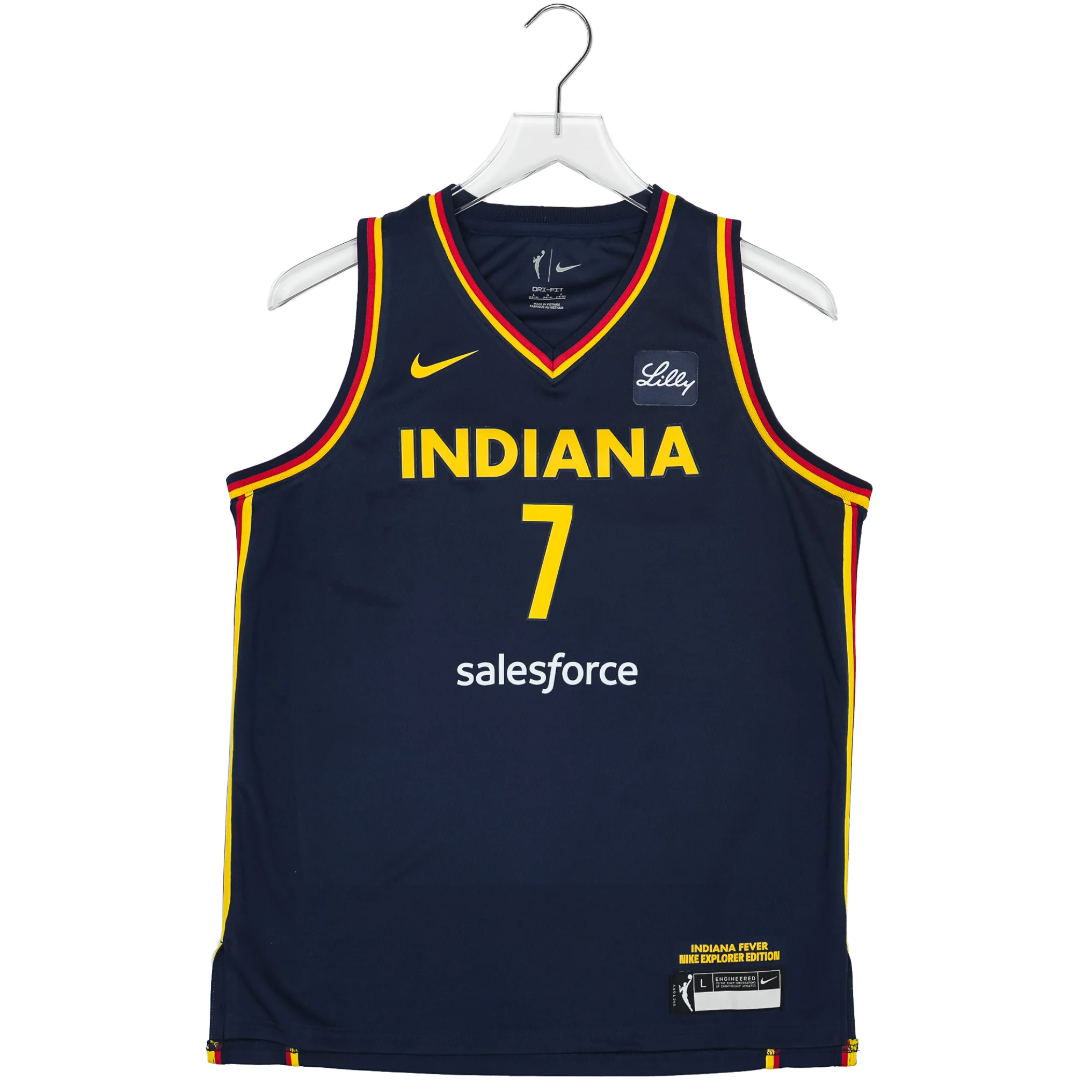 Youth Indiana Fever #7 Aliyah Boston Explorer Swingman Jersey in Navy by Nike 2 Youth Indiana Fever #7 Aliyah Boston Explorer Swingman Jersey in Navy by Nike
