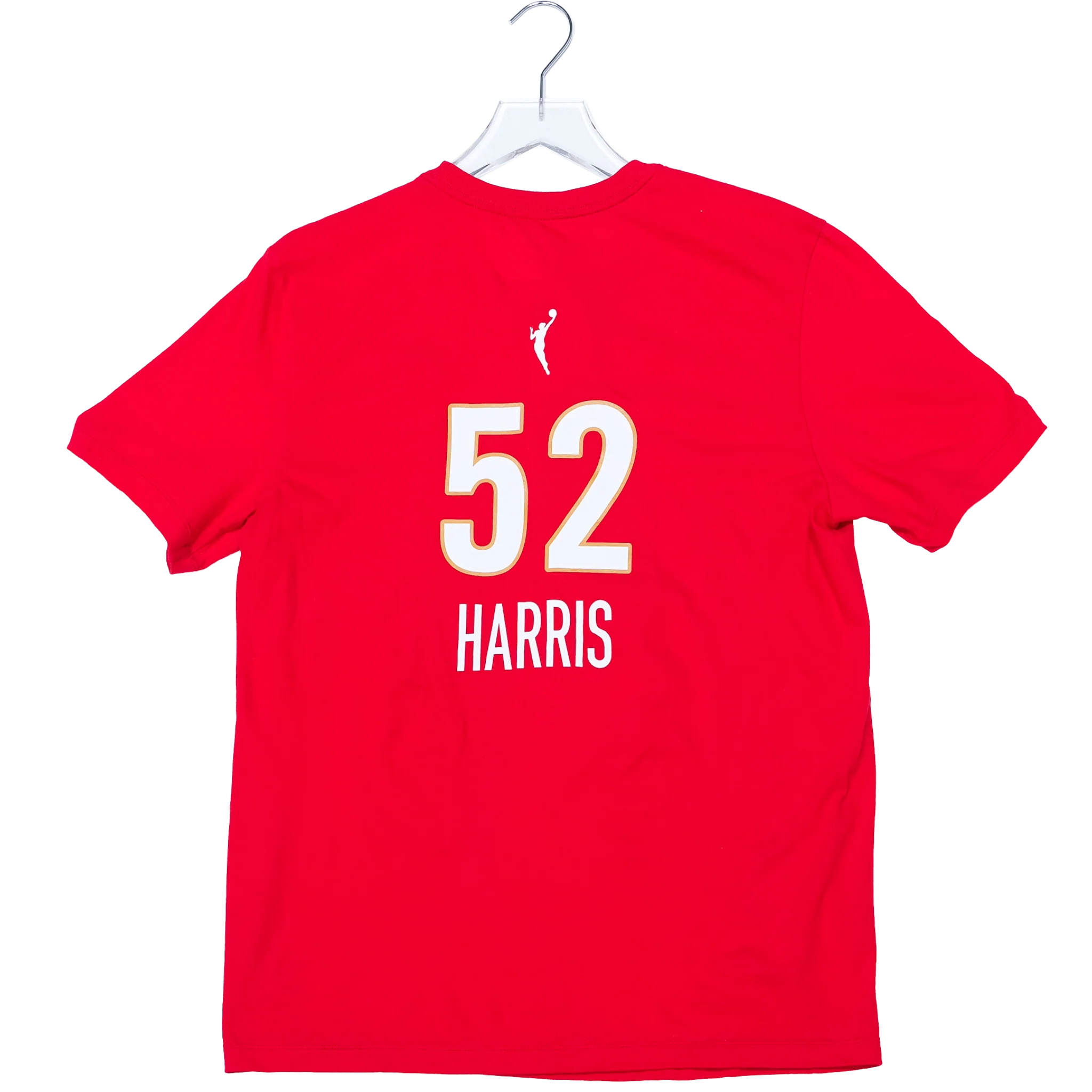 Adult Indiana Fever #52 Ty Harris 2026 Rebel Name and Number T-shirt in Red by Nike 4 Adult Indiana Fever #52 Ty Harris 2026 Rebel Name and Number T-shirt in Red by Nike