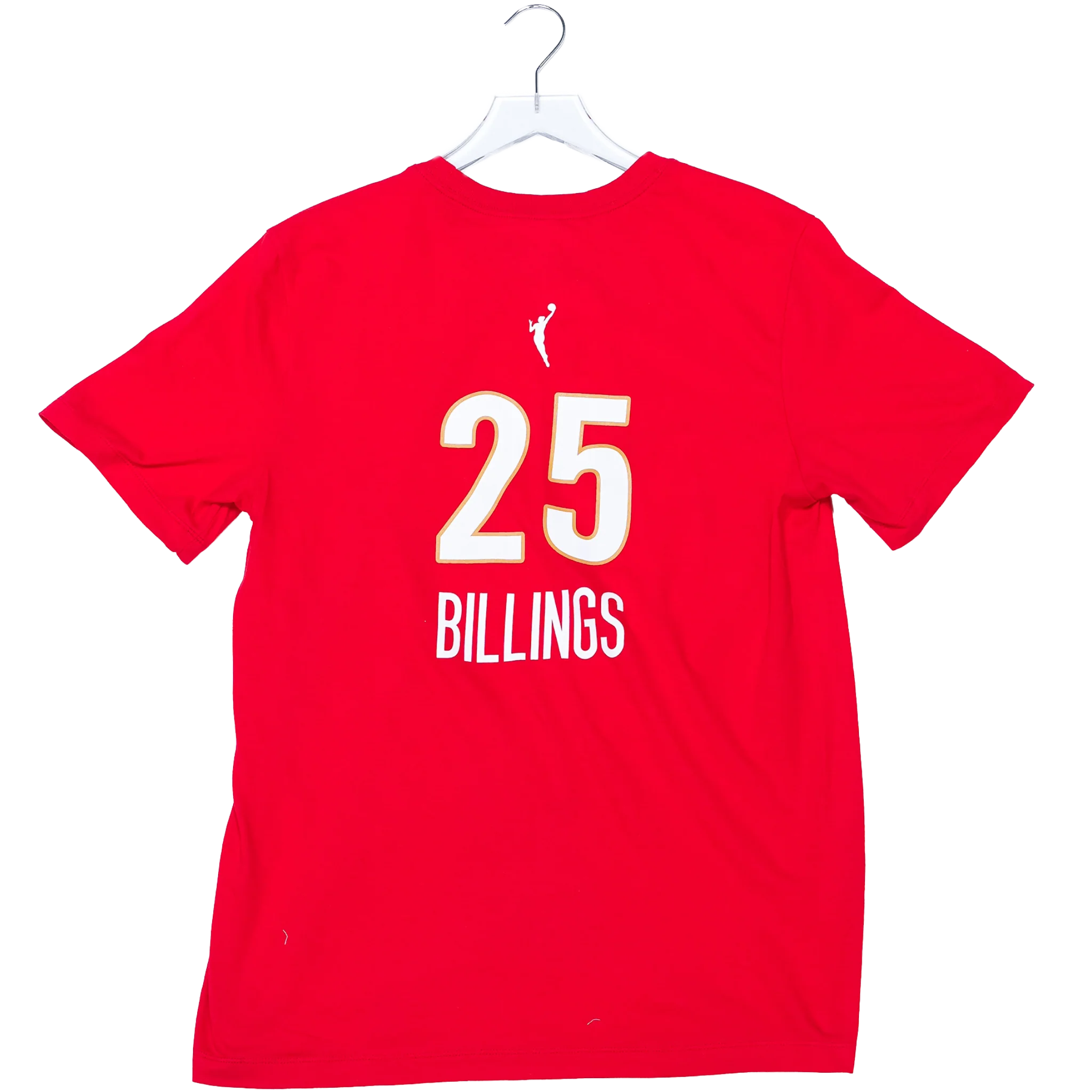 Adult Indiana Fever #25 Monique Billings 2026 Rebel Name and Number T-shirt in Red by Nike 5 Adult Indiana Fever #25 Monique Billings 2026 Rebel Name and Number T-shirt in Red by Nike