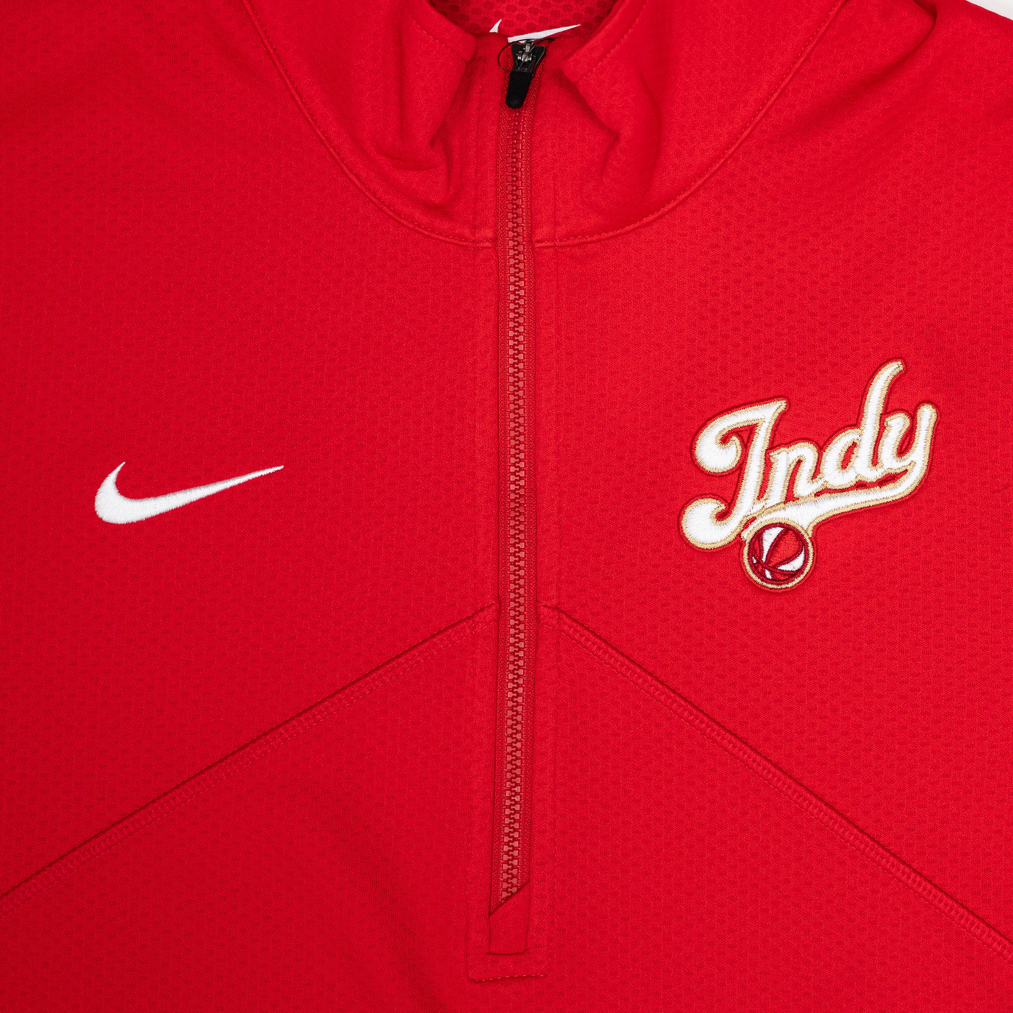 Adult Indiana Fever Rebel 1/4 Zip Victory Top in Red by Nike 2 Adult Indiana Fever Rebel 1/4 Zip Victory Top in Red by Nike