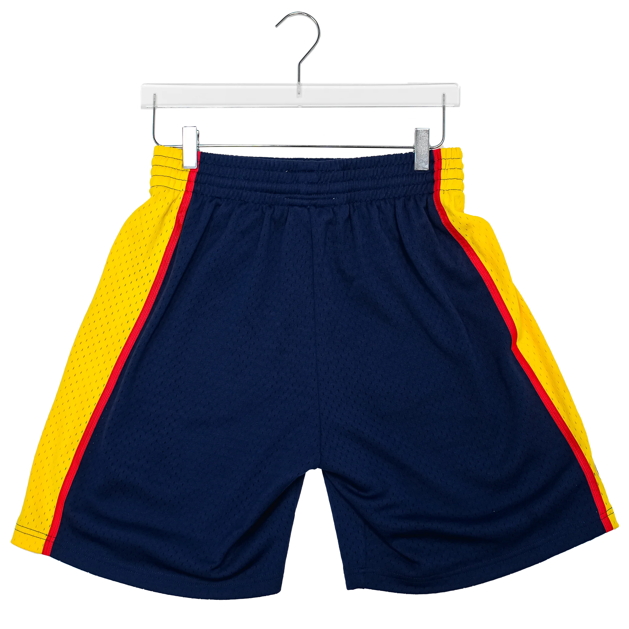 Adult Indiana Fever 2002 Throwback Swingman Shorts in Navy by Mitchell & Ness