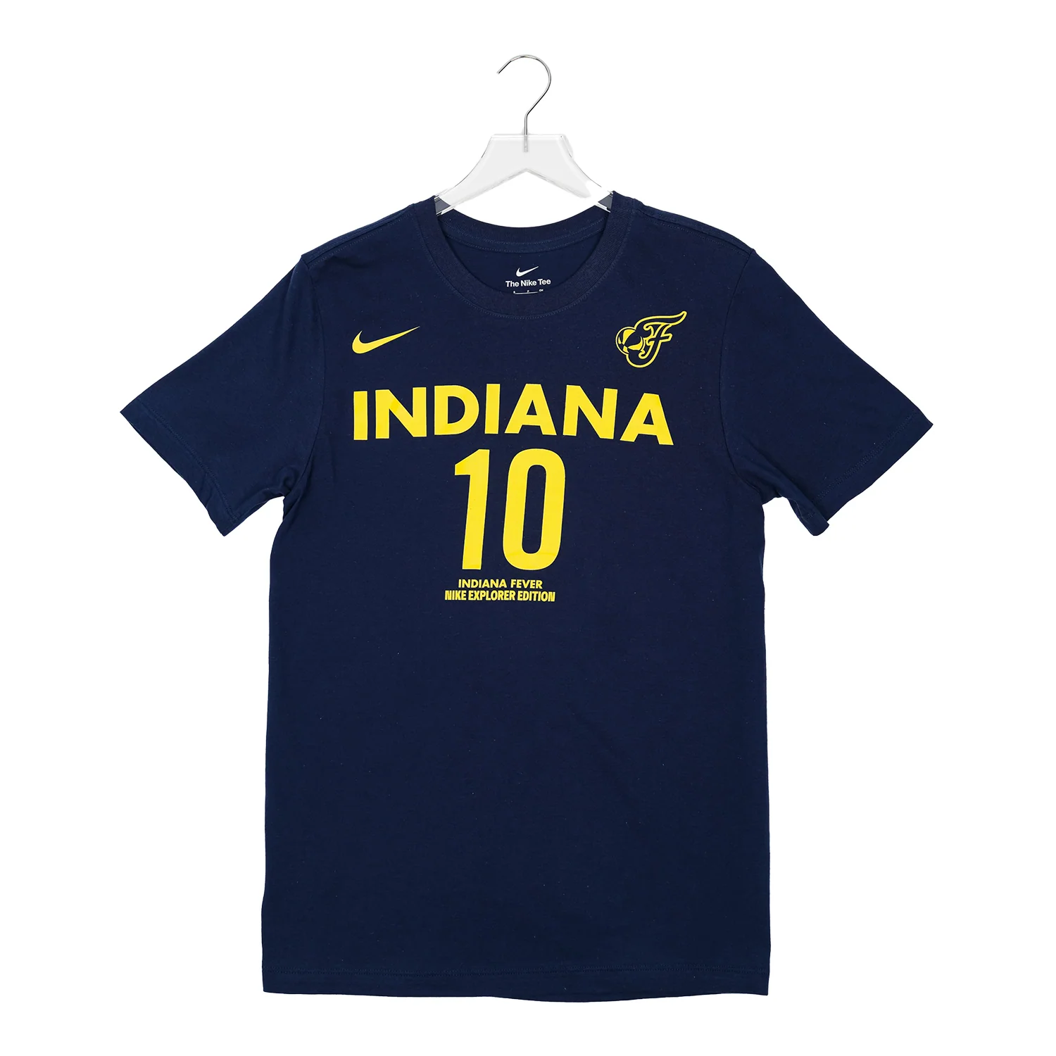 Adult Indiana Fever #10 Lexie Hull Explorer Name and Number T-shirt in Navy by Nike 2 Adult Indiana Fever #10 Lexie Hull Explorer Name and Number T-shirt in Navy by Nike