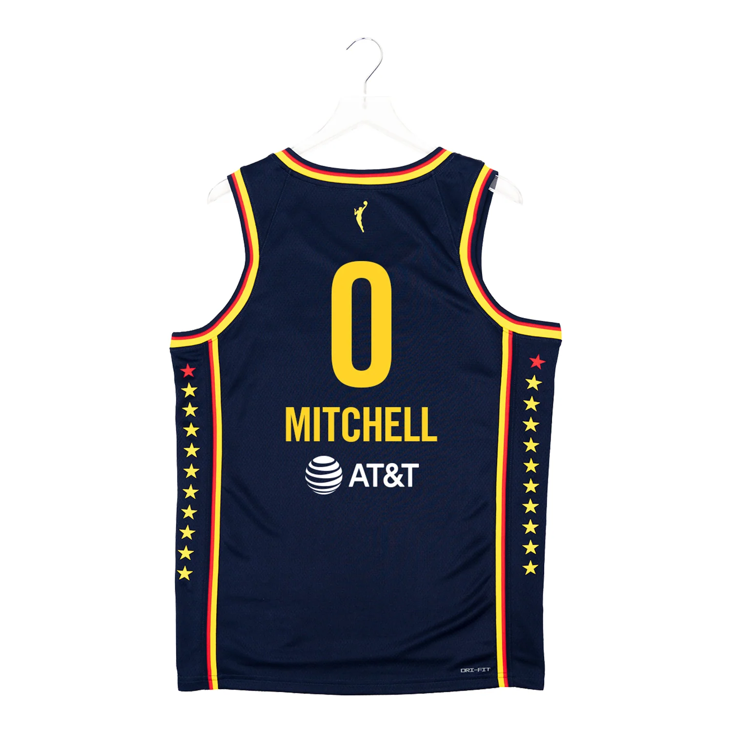 Adult Indiana Fever #0 Kelsey Mitchell Explorer Swingman Jersey in Navy by Nike 1 Adult Indiana Fever #0 Kelsey Mitchell Explorer Swingman Jersey in Navy by Nike