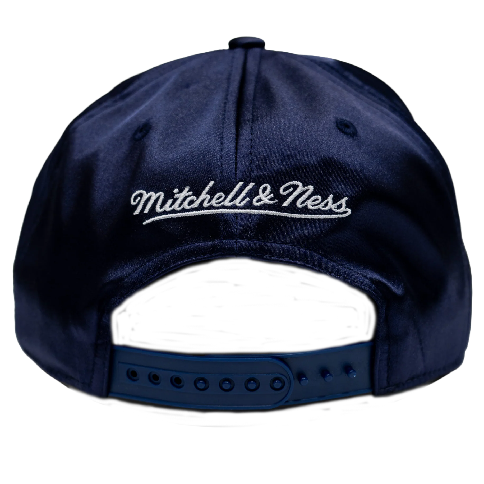 Adult Indiana Fever Satin Pro Pinch Snapback Hat in Navy by Mitchell & Ness 4 Adult Indiana Fever Satin Pro Pinch Snapback Hat in Navy by Mitchell & Ness