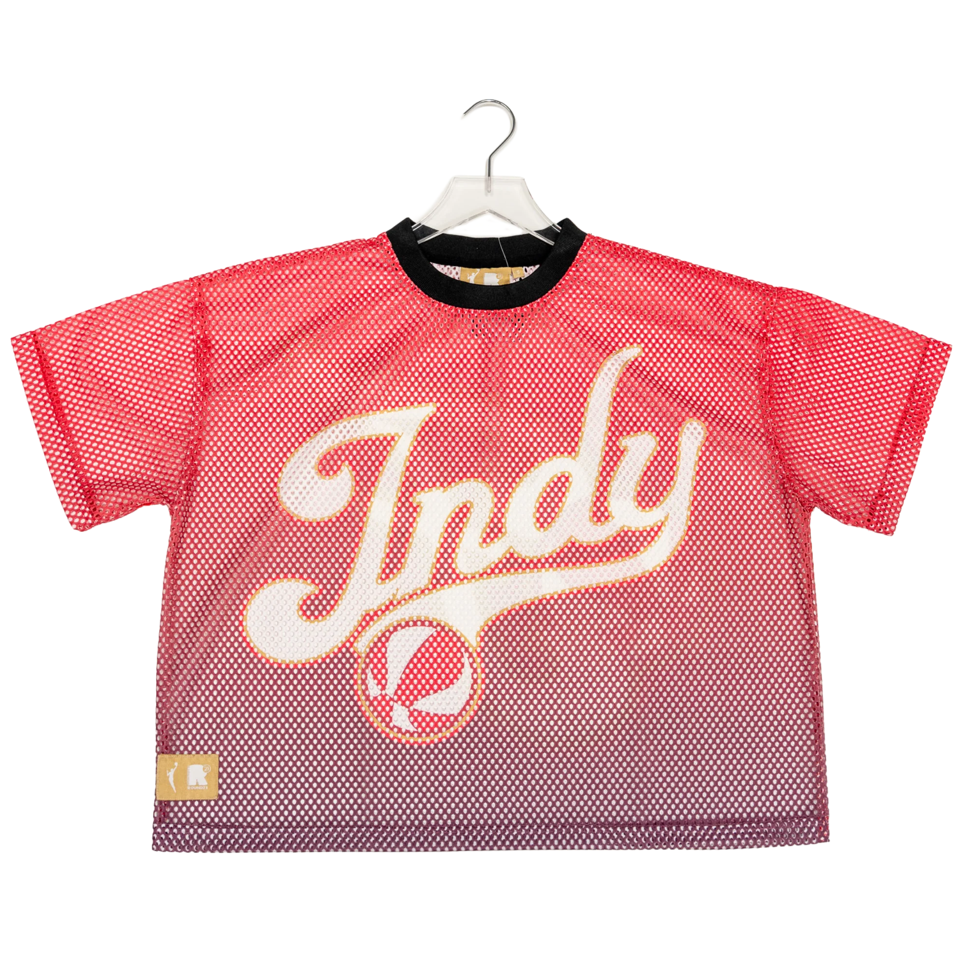 Adult Indiana Fever Short Sleeve INDY Sporty Mesh Top in Red by Round21 4 Adult Indiana Fever Short Sleeve INDY Sporty Mesh Top in Red by Round21