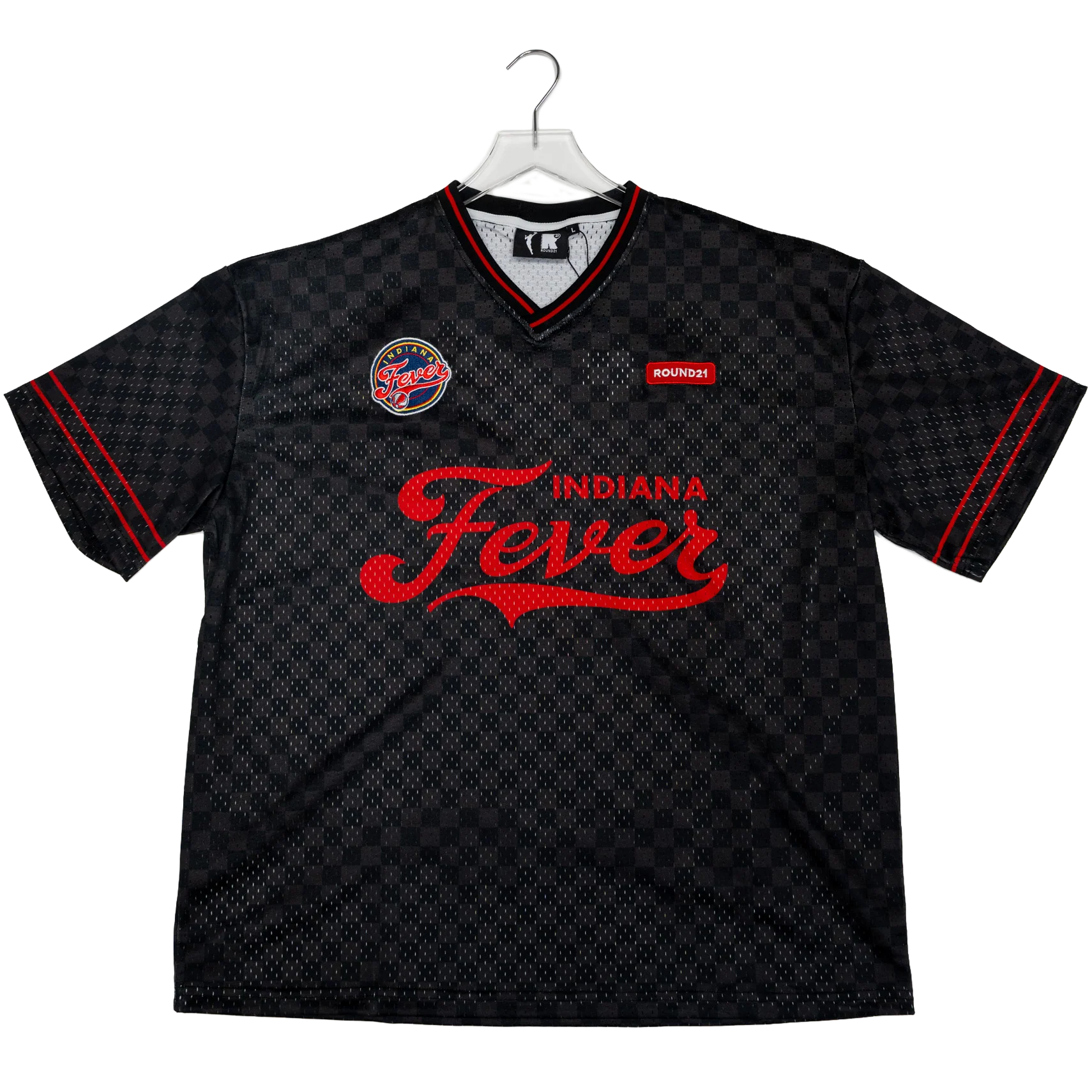 Adult Indiana Fever INDY Soccer Jersey in Black by Round21 4 Adult Indiana Fever INDY Soccer Jersey in Black by Round21