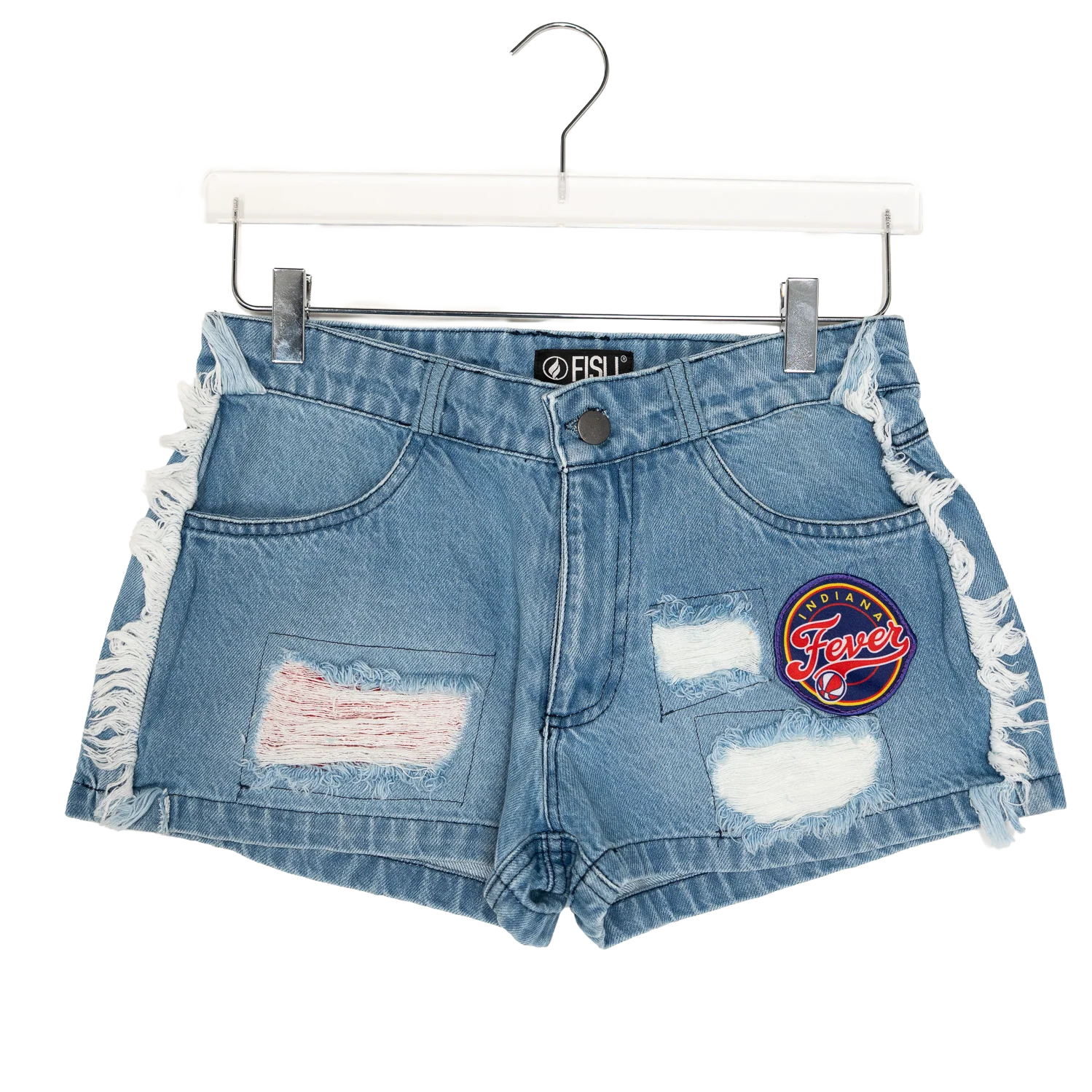 Women’s Indiana Fever Denim Shorts in Demin by FISLL 2 Women’s Indiana Fever Denim Shorts in Demin by FISLL
