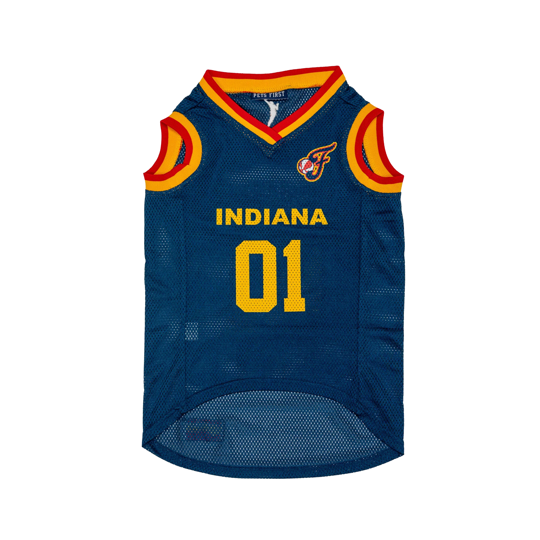 Indiana Fever Mesh Basketball Jersey in Navy by Pets First