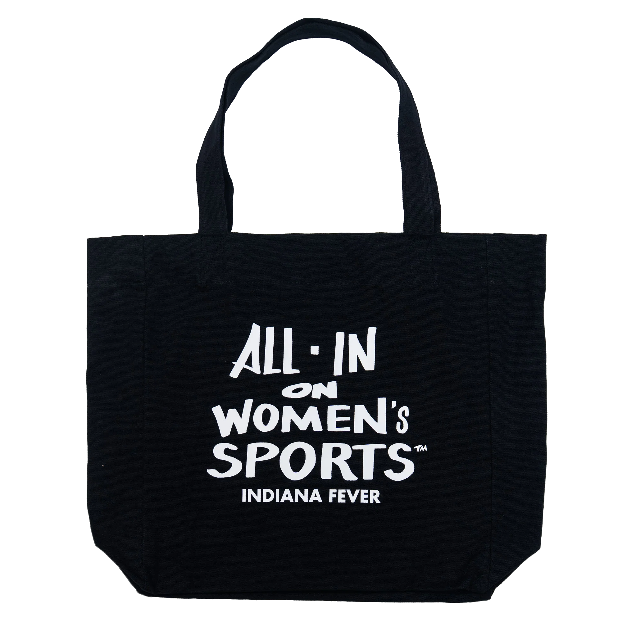 Indiana Fever ALL-IN ON WOMEN'S SPORTS Tote Bag by 9 COMMONS 11 Indiana Fever ALL-IN ON WOMEN'S SPORTS Tote Bag by 9 COMMONS