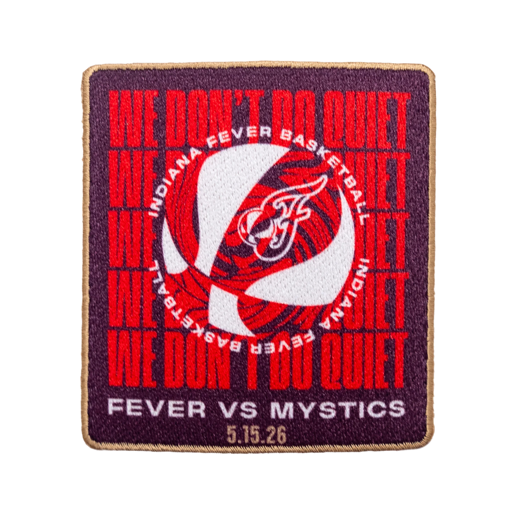 Indiana Fever Collectors Game Patch May 15th in Red by Emblem Source