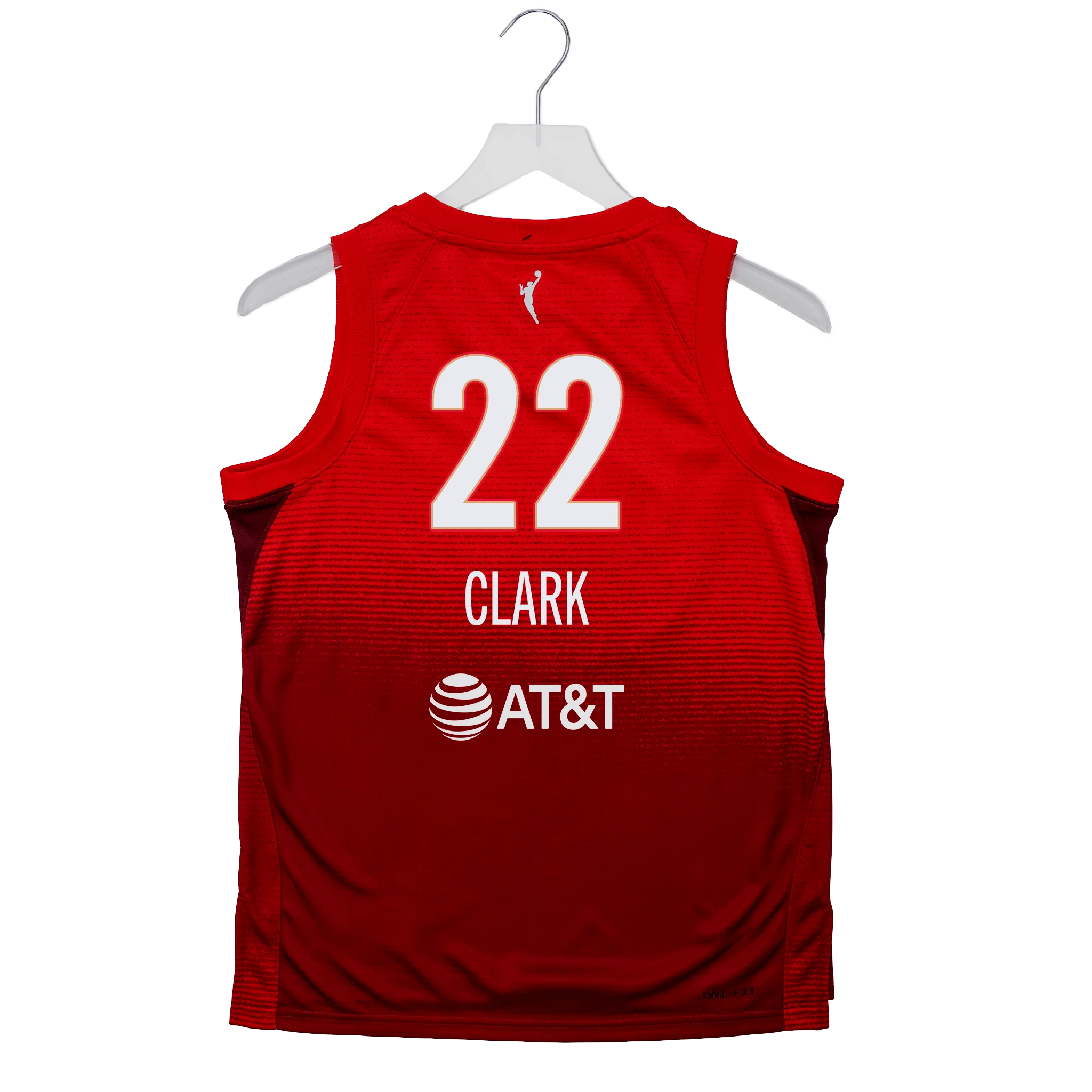 Youth Indiana Fever #22 Caitlin Clark 2026 Rebel Swingman Jersey in Red by Nike 5 Youth Indiana Fever #22 Caitlin Clark 2026 Rebel Swingman Jersey in Red by Nike