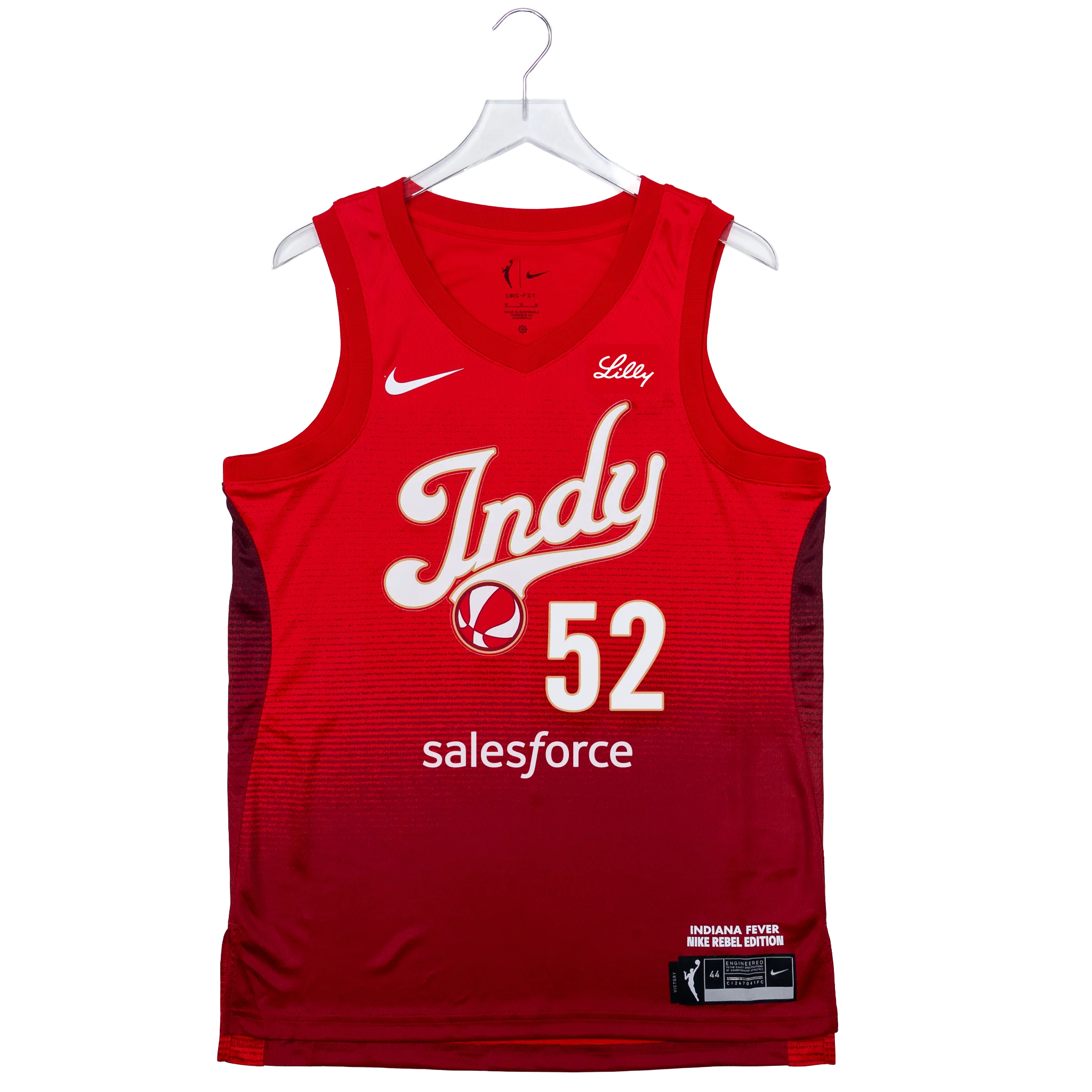 Adult Indiana Fever #52 Ty Harris 2026 Rebel Swingman Jersey in Red by Nike