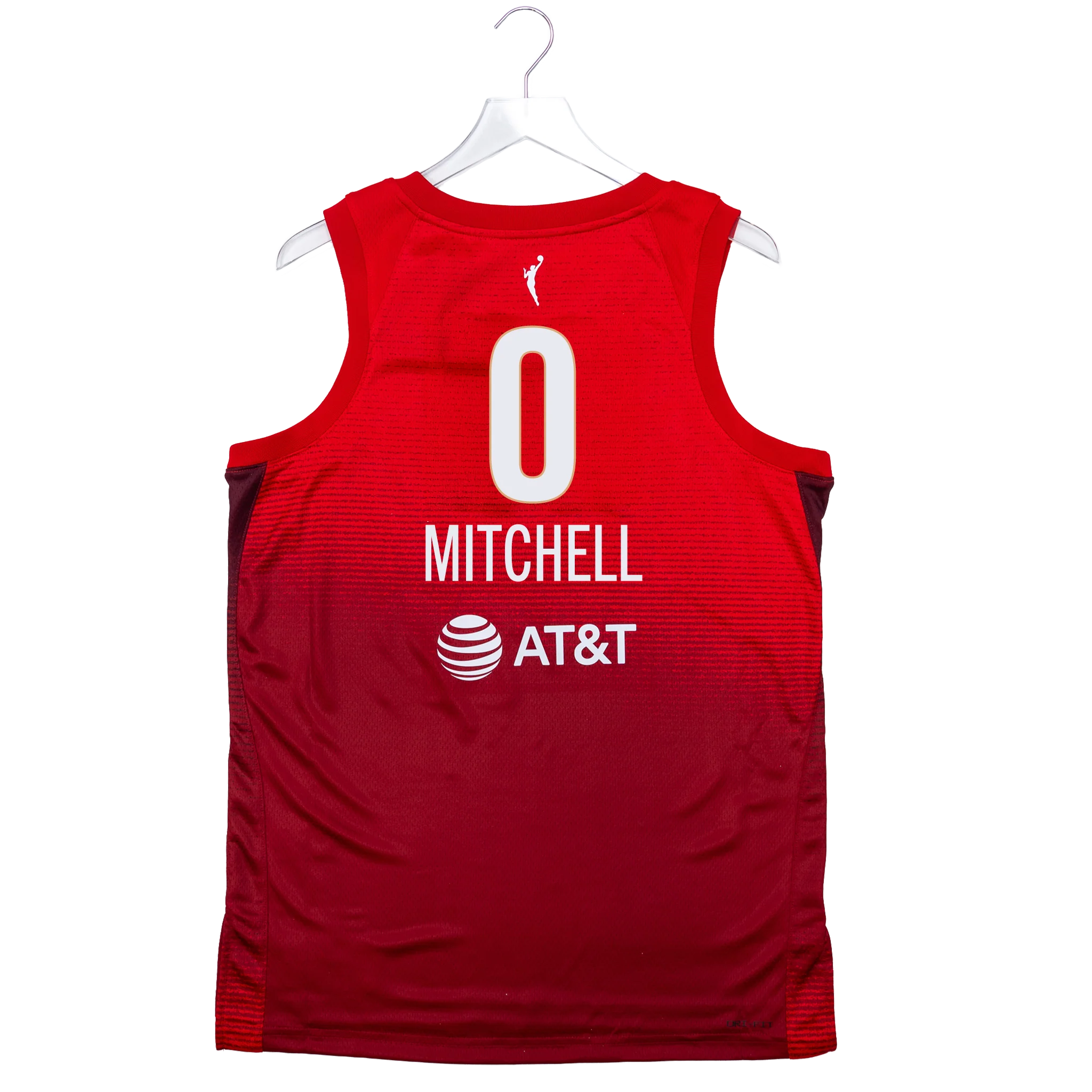 Adult Indiana Fever #0 Kelsey Mitchell 2026 Rebel Swingman Jersey in Red by Nike