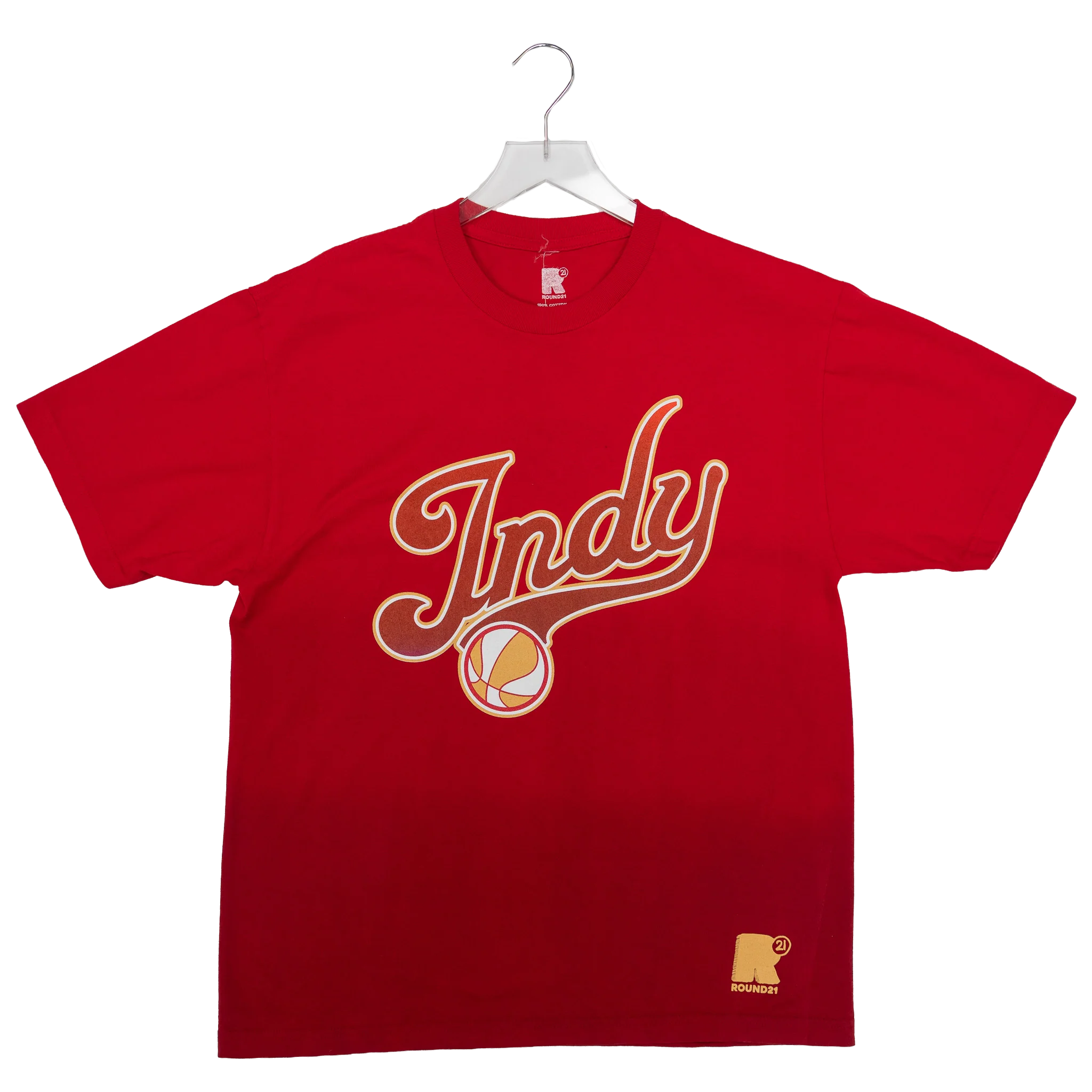 Adult Indiana Fever INDY Fade T-shirt in Red by Round21 1 Adult Indiana Fever INDY Fade T-shirt in Red by Round21