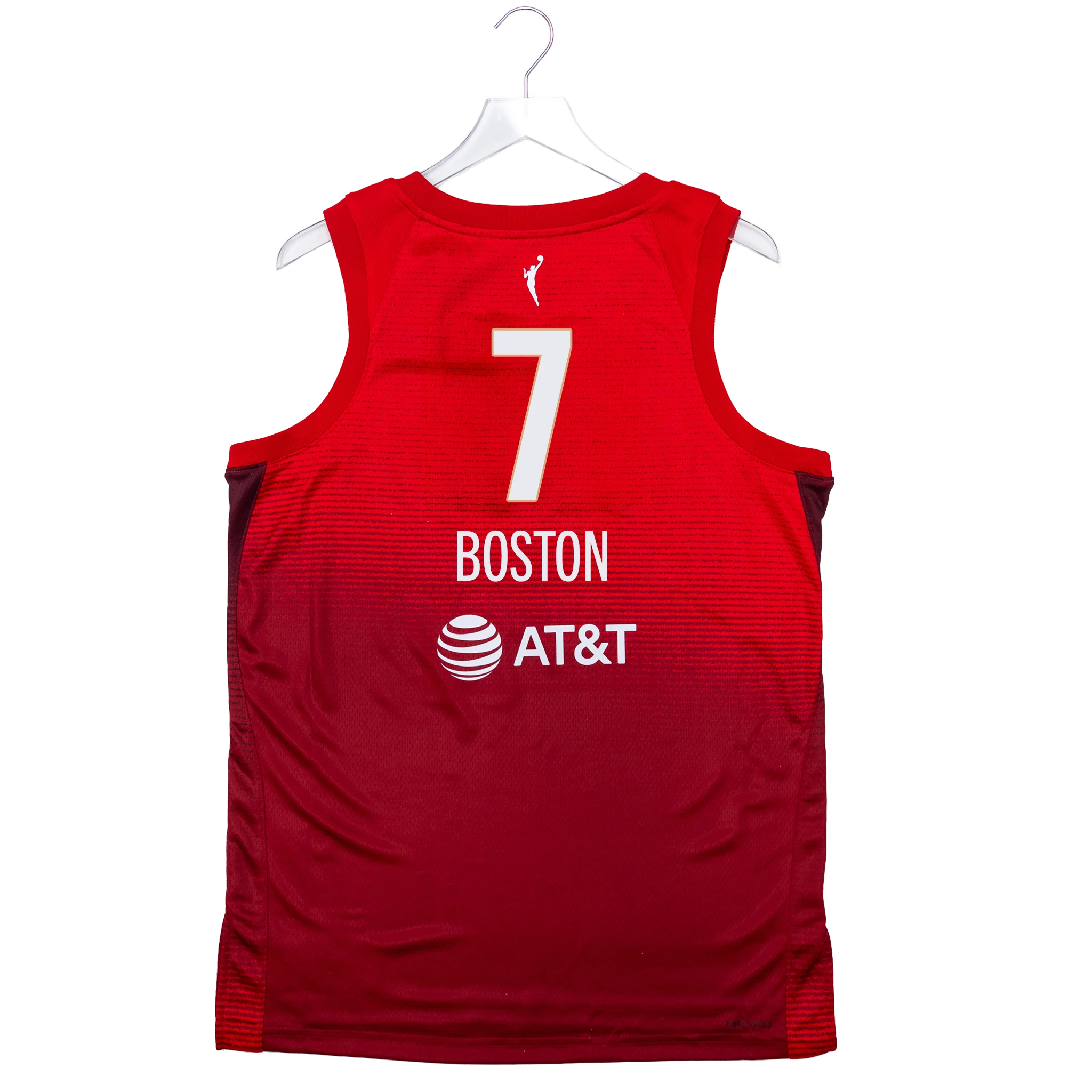 Adult Indiana Fever #7 Aliyah Boston 2026 Rebel Swingman Jersey in Red by Nike