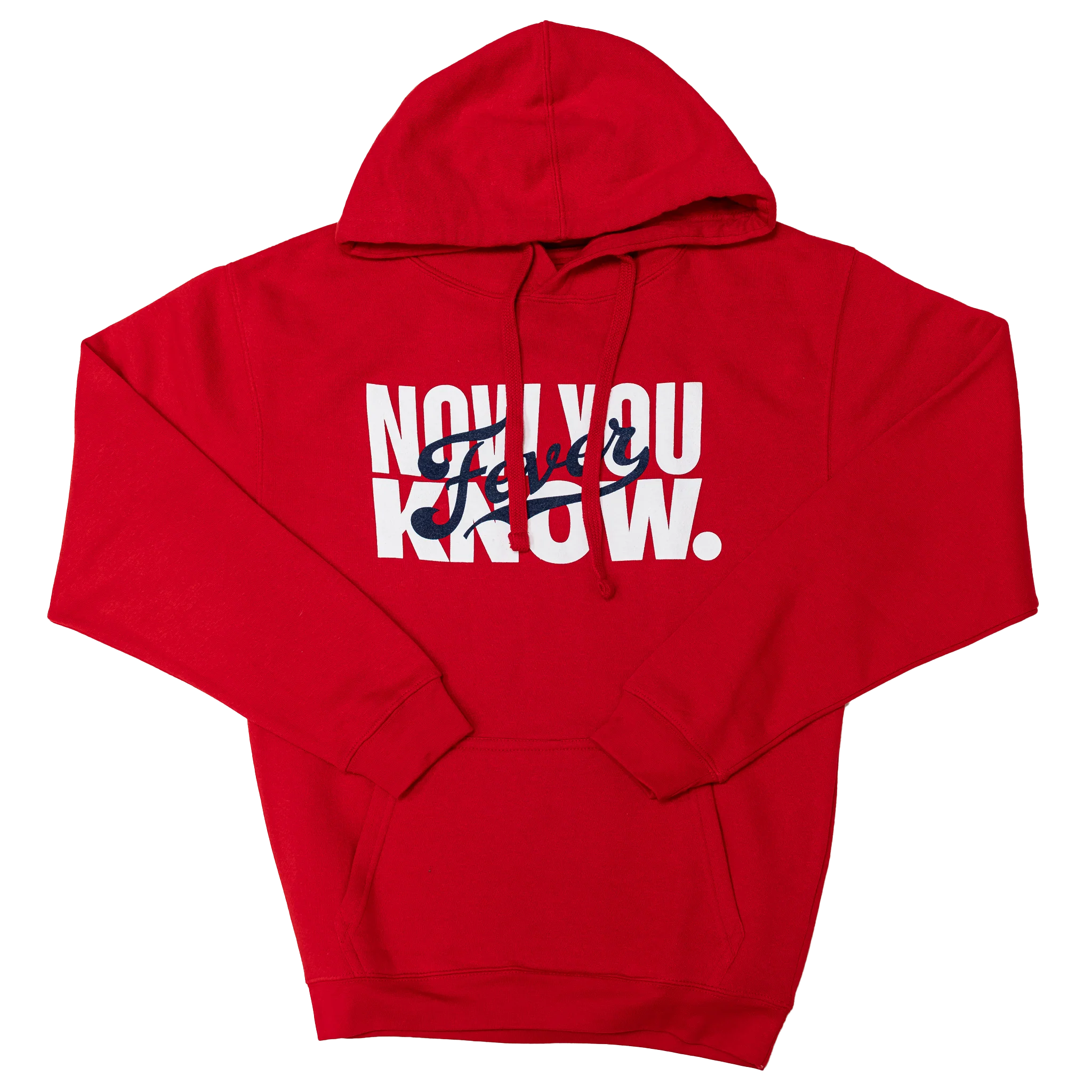 Adult Indiana Fever Now You Know Hooded Fleece in Red by FISLL 1 Adult Indiana Fever Now You Know Hooded Fleece in Red by FISLL