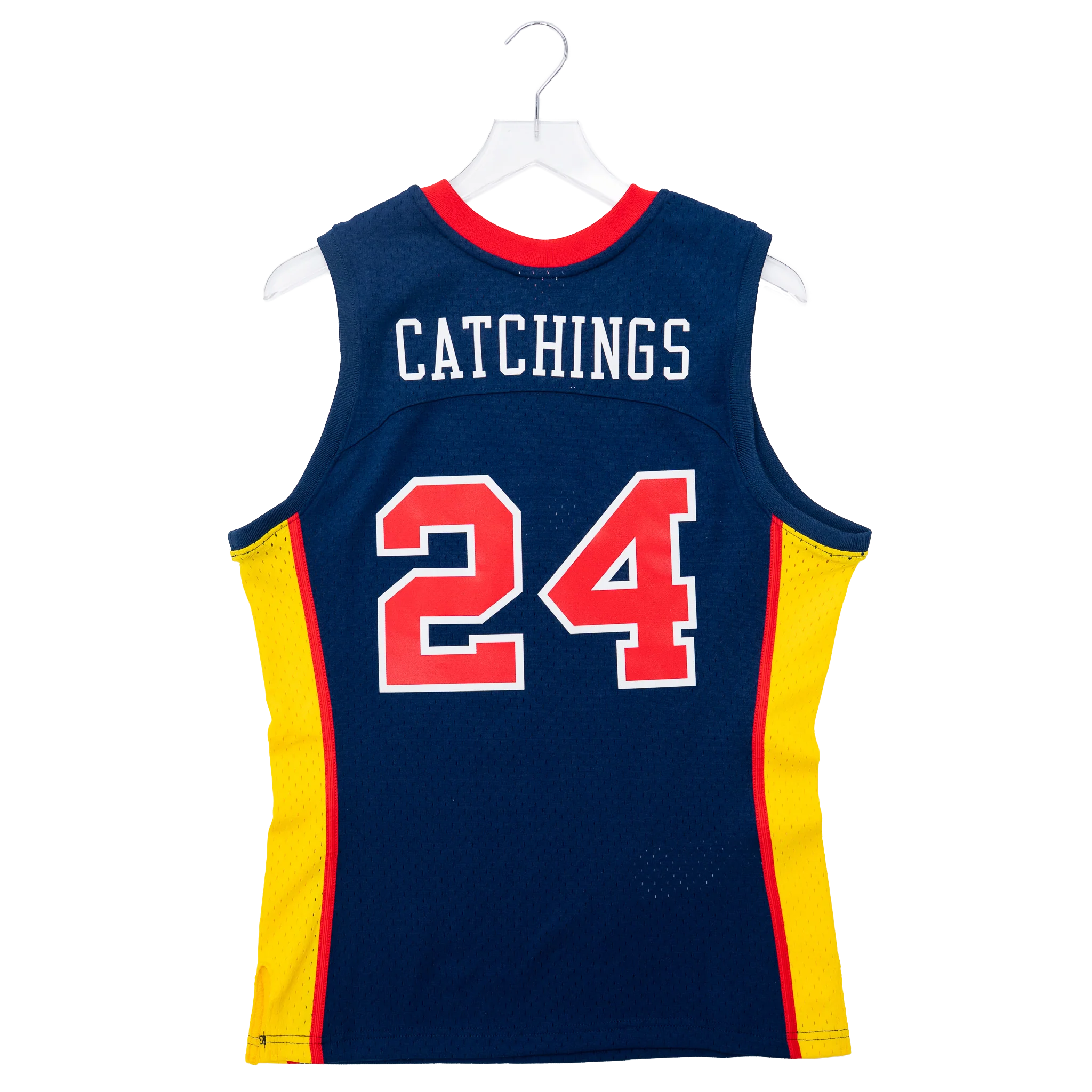 Adult Indiana Fever #24 Tamika Catchings 2002 Throwback Swingman Jersey in Navy by Mitchell & Ness 5 Adult Indiana Fever #24 Tamika Catchings 2002 Throwback Swingman Jersey in Navy by Mitchell & Ness