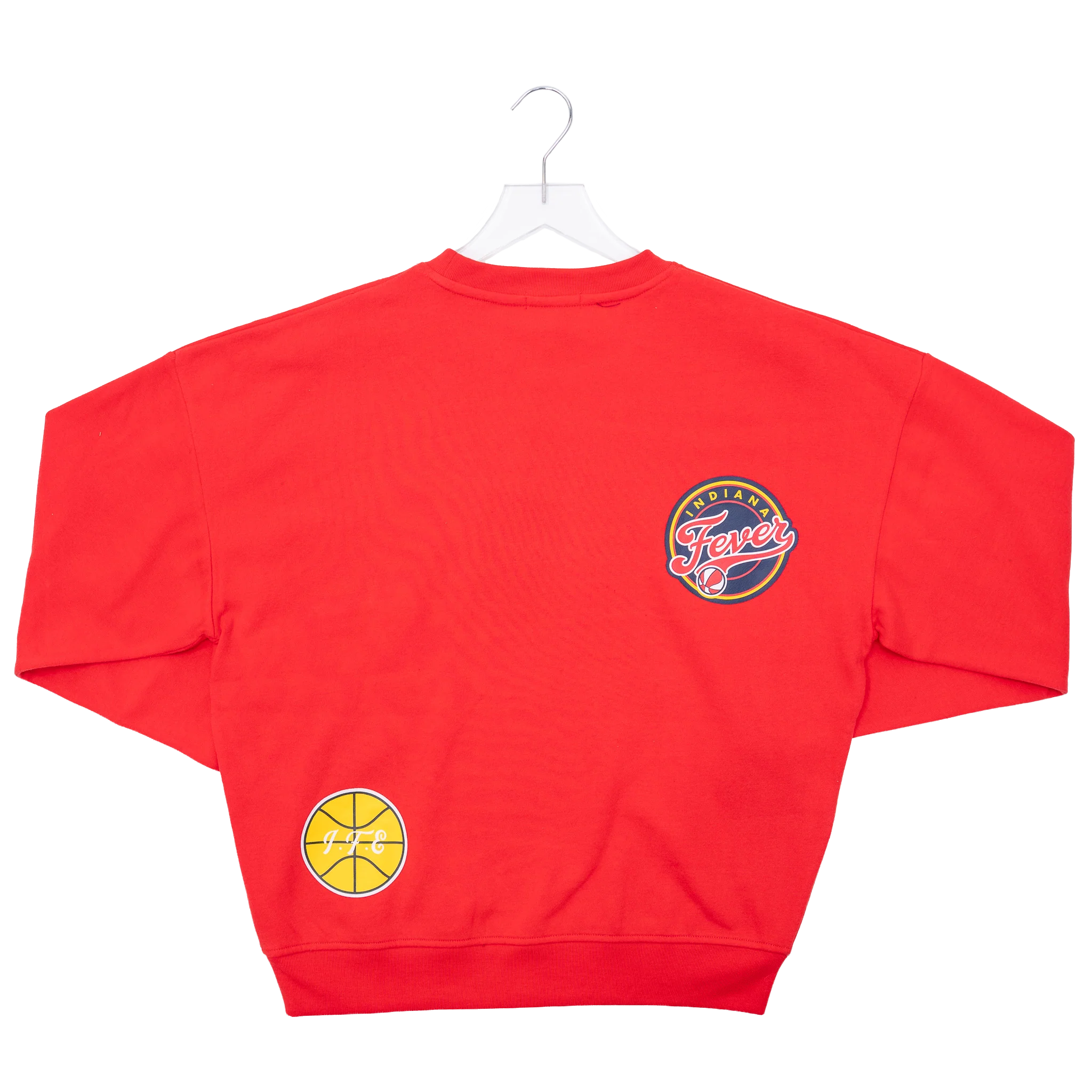 Women's Indiana Fever Crewneck Fleece in Red by Mitchell & Ness