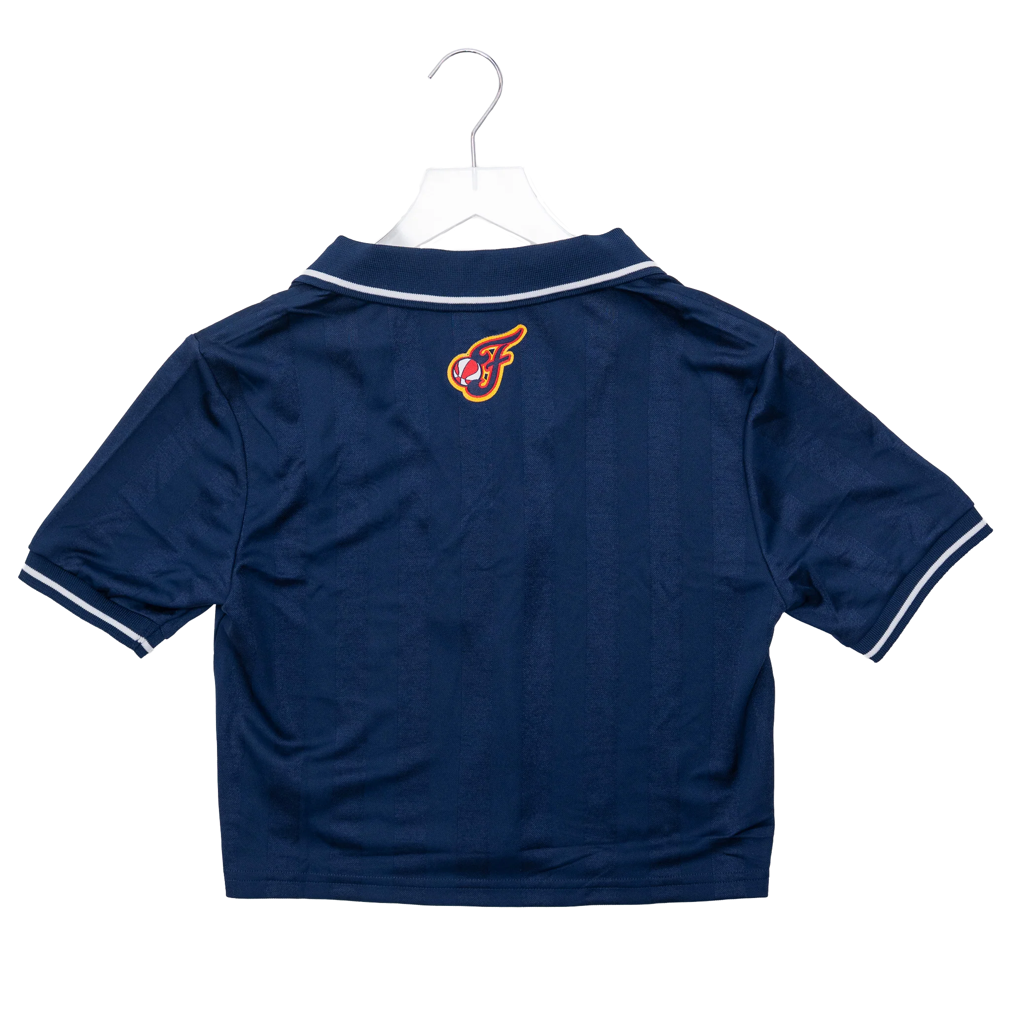 Women's Indiana Fever Crop Polo Shirt in Navy by Wear by E. Andrews 2 Women's Indiana Fever Crop Polo Shirt in Navy by Wear by E. Andrews