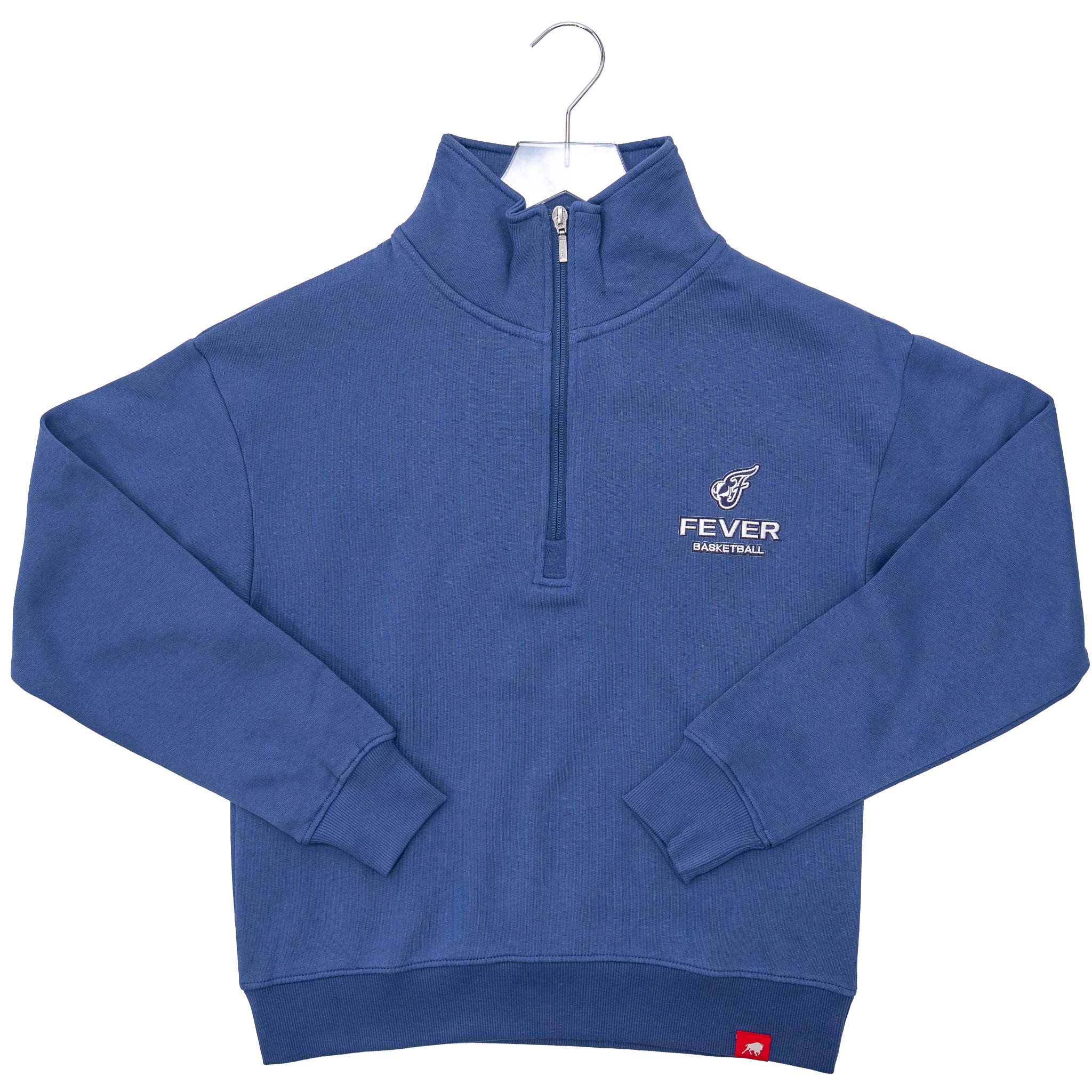 Women's Indiana Fever 1/4 Zip Roan Fleece in blue by Sportiqe 4 Women's Indiana Fever 1/4 Zip Roan Fleece in blue by Sportiqe