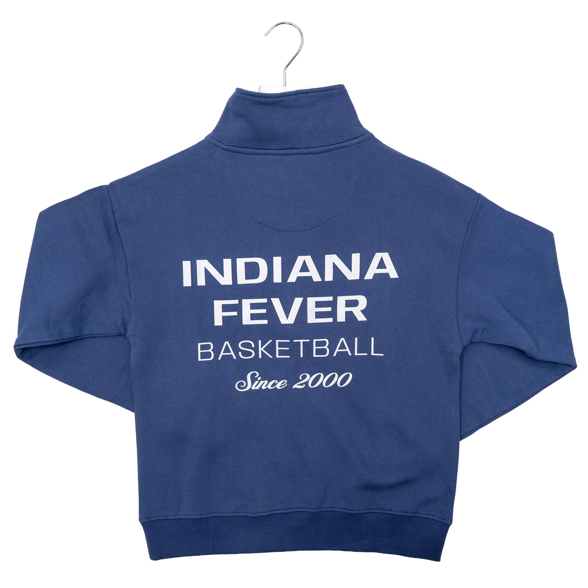 Women's Indiana Fever 1/4 Zip Roan Fleece in blue by Sportiqe