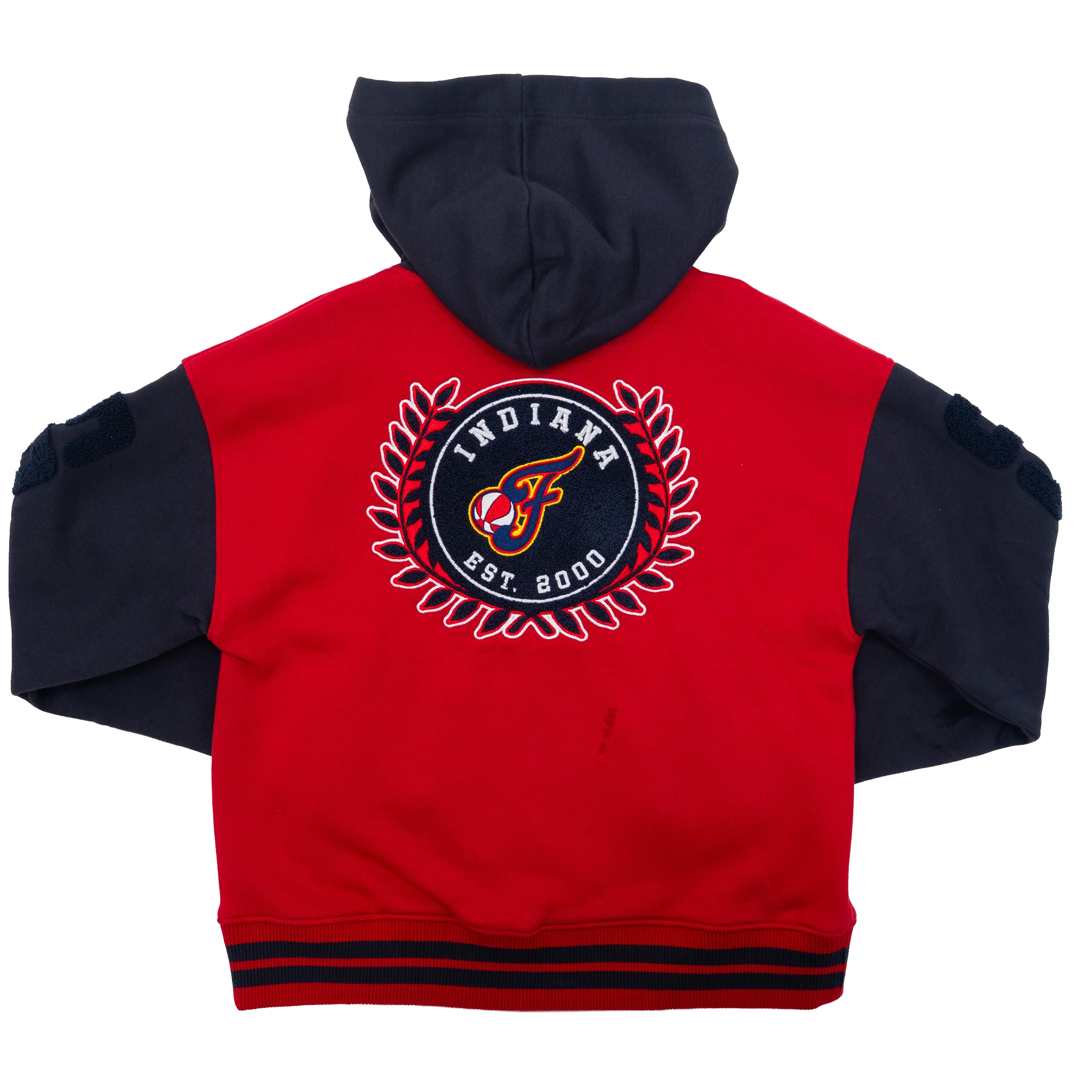 Women's Indiana Fever Snapfront Jacket in Red by New Era