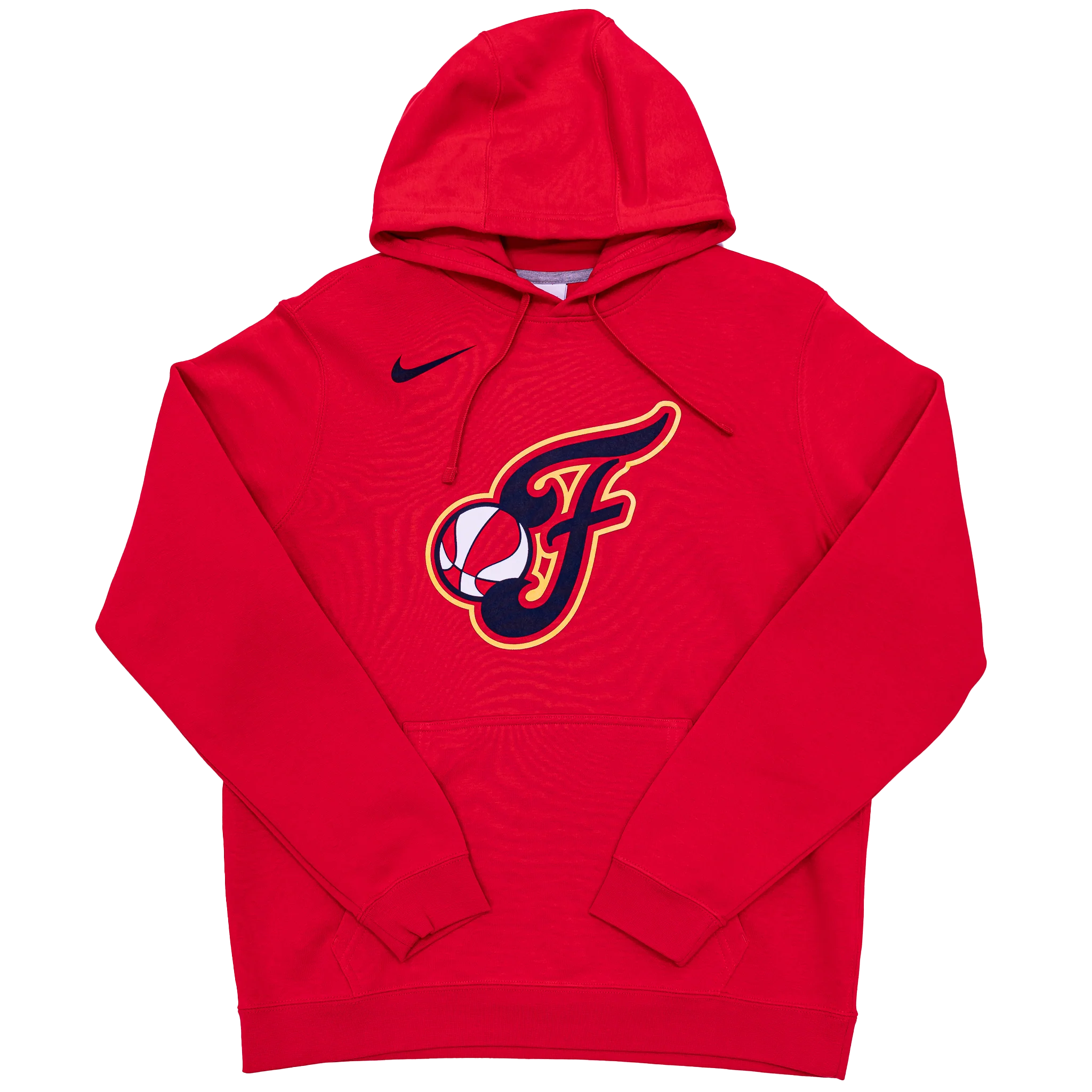 Adult Indiana Fever Secondary Logo Hooded Sweatshirt in Red by Nike 3 Adult Indiana Fever Secondary Logo Hooded Sweatshirt in Red by Nike