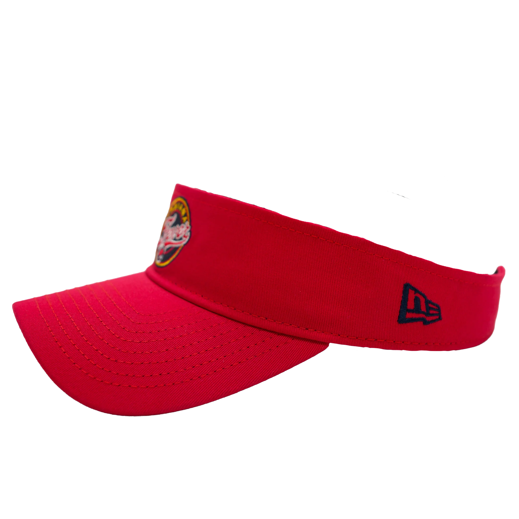 Adult Indiana Fever Primary Logo Visor in Red by New Era