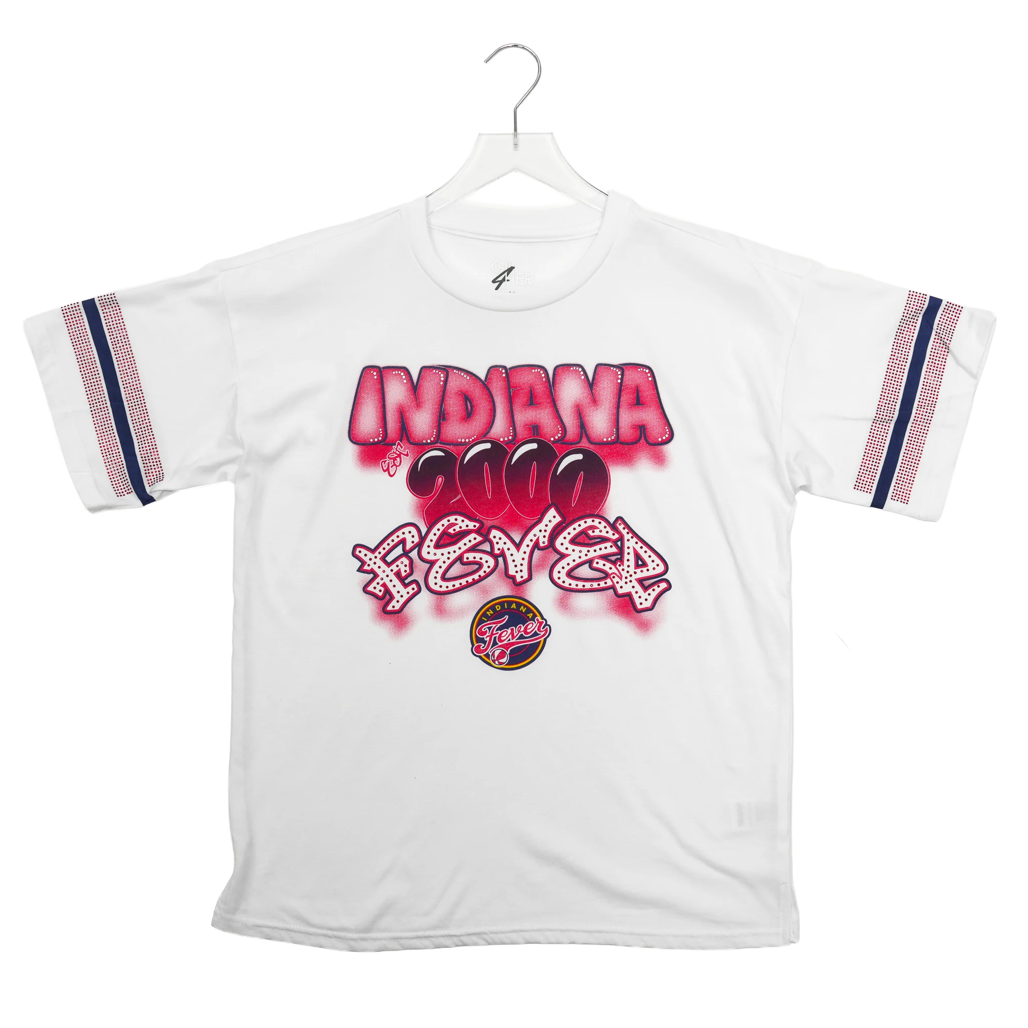 Women's Indiana Fever Live Score T-shirt in White by G-III 3 Women's Indiana Fever Live Score T-shirt in White by G-III