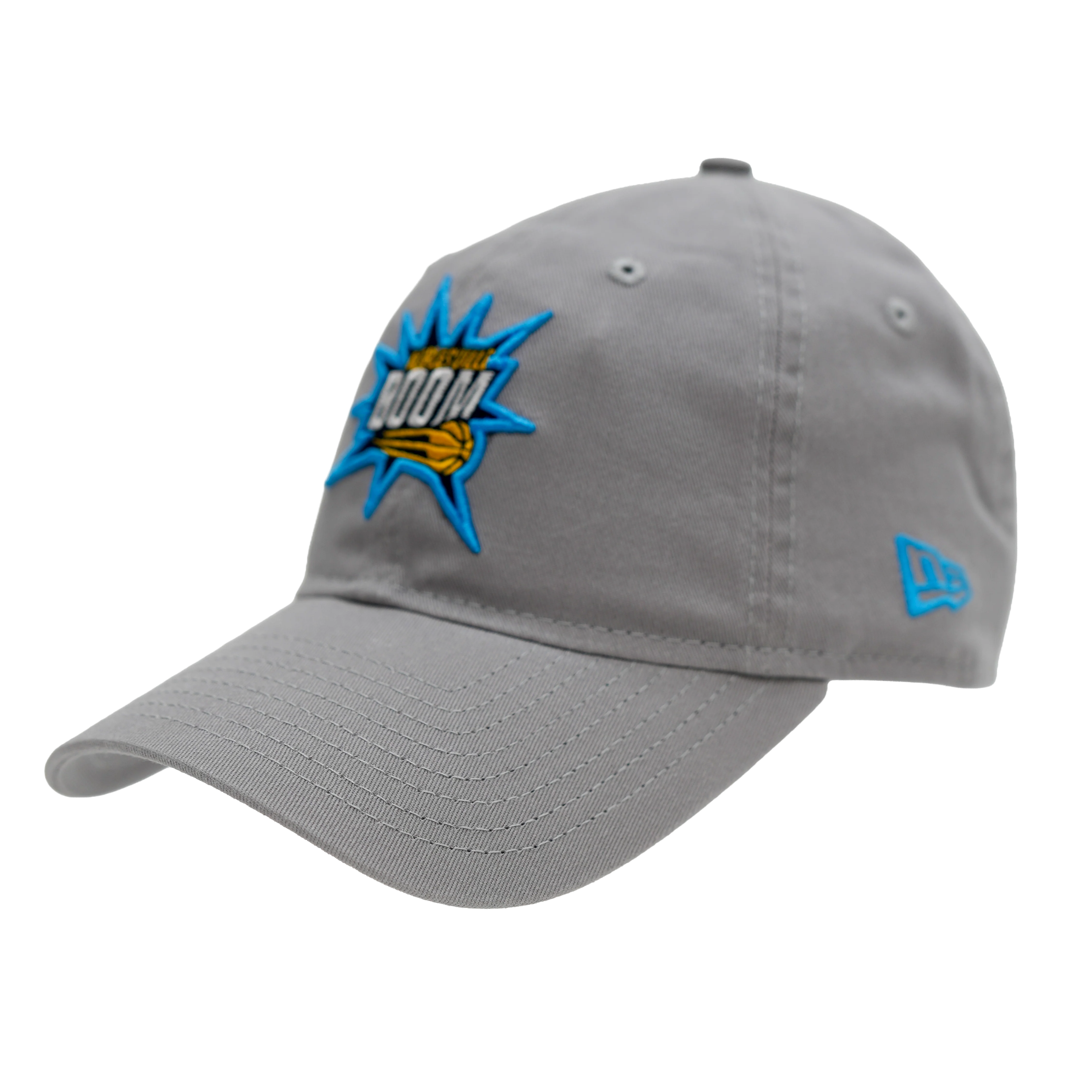 Adult Noblesville Boom Primary Logo 9Twenty Hat in Grey by New Era