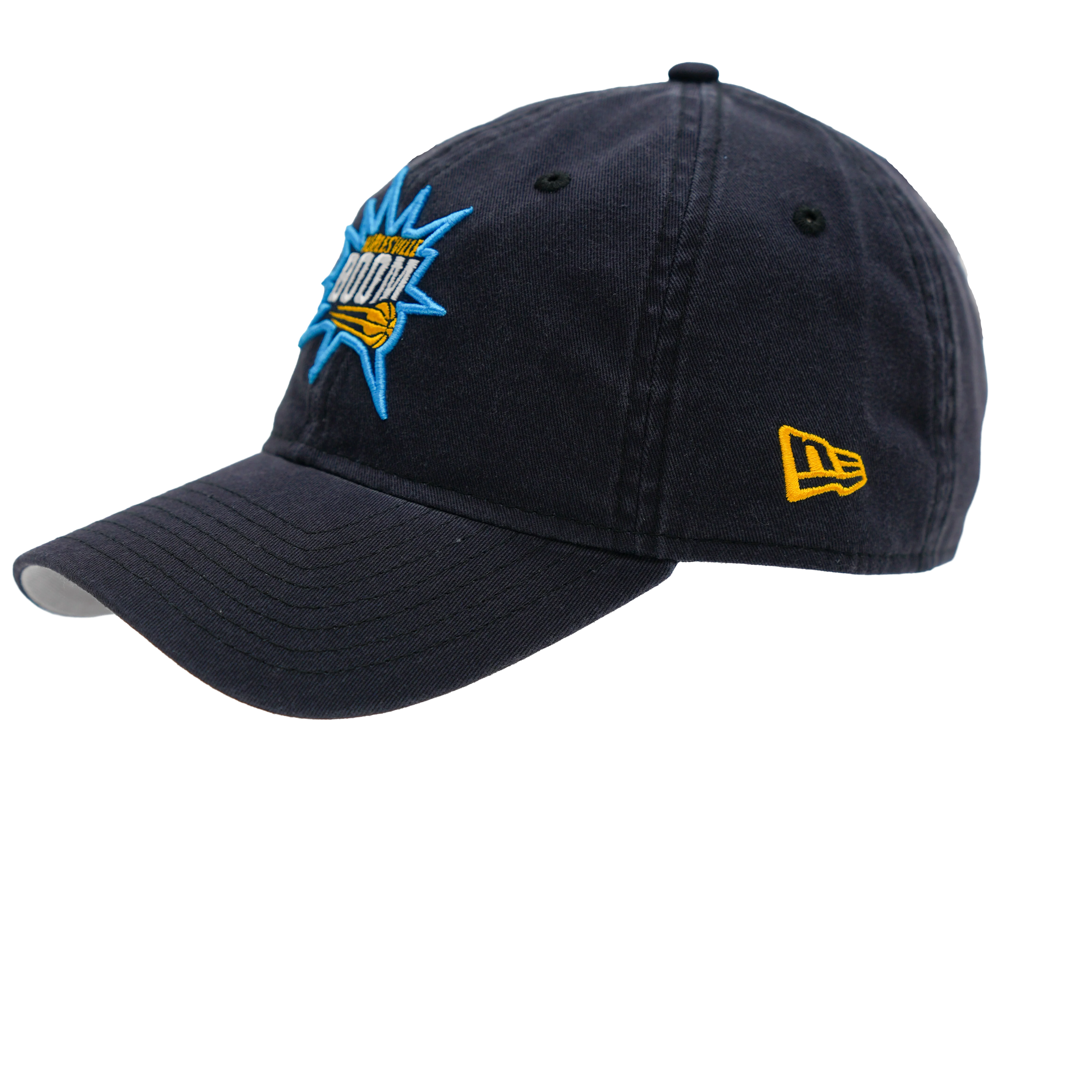 Adult Noblesville Boom Primary Logo 9Fifty Hat in Navy by New Era
