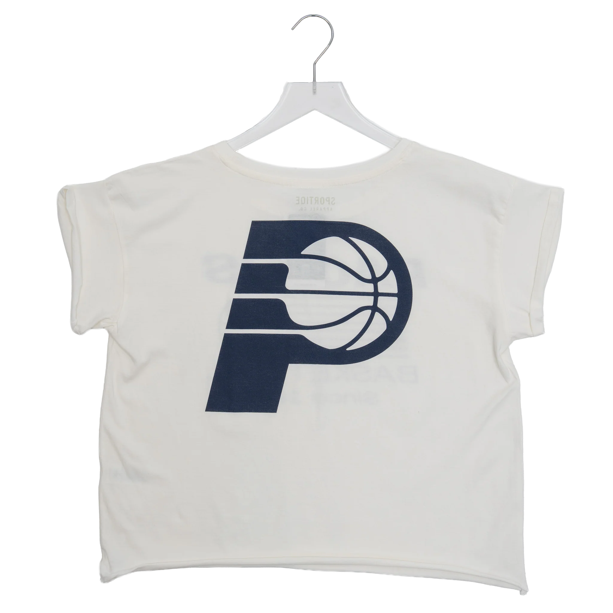 Women's Indiana Pacers Nomah T-shirt in White by Sportiqe