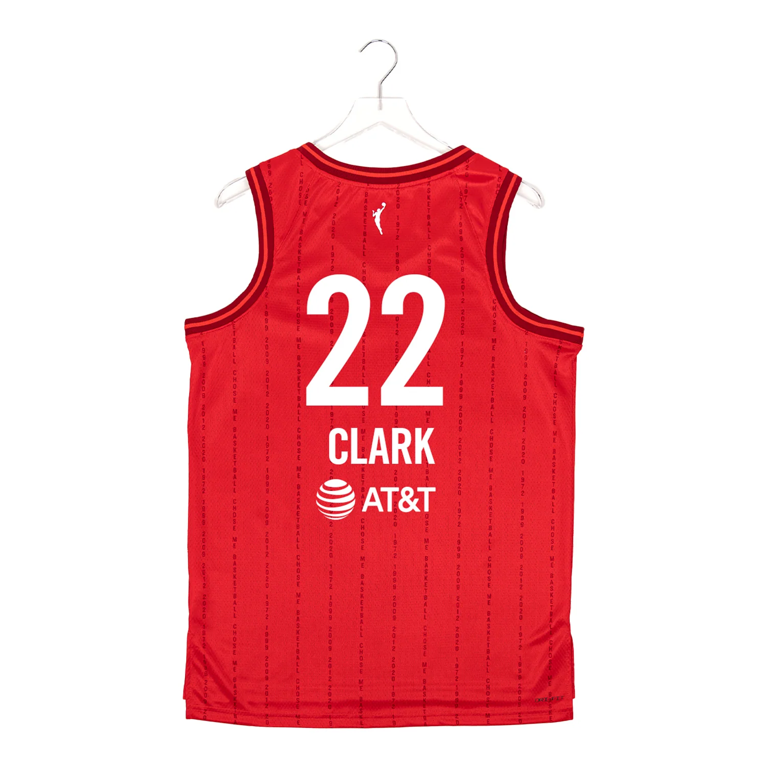 Adult Indiana Fever #22 Caitlin Clark Rebel Swingman Jersey in Red by Nike 7 Adult Indiana Fever #22 Caitlin Clark Rebel Swingman Jersey in Red by Nike