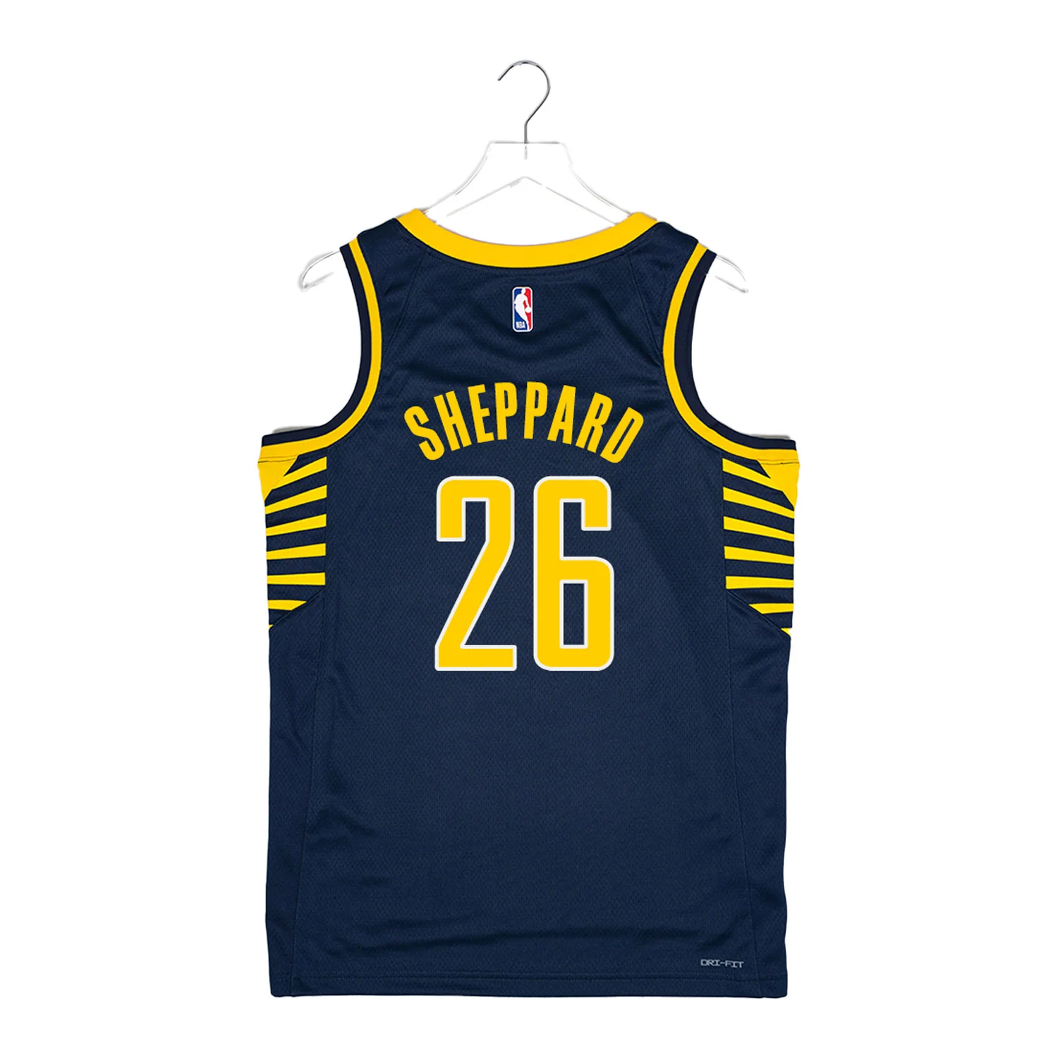 Adult Indiana Pacers #26 Ben Sheppard Icon Swingman Jersey in Navy by Nike