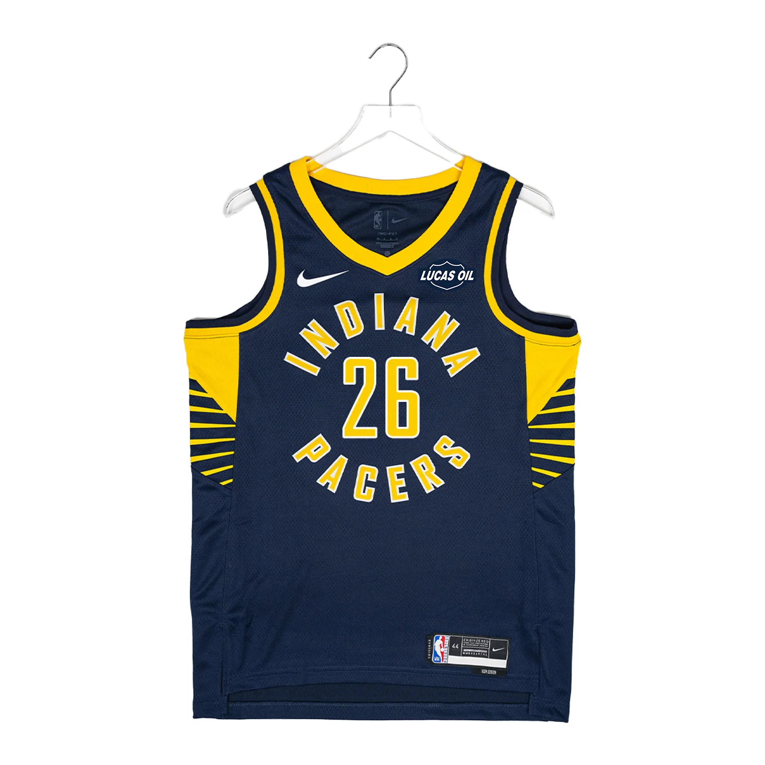 Adult Indiana Pacers #26 Ben Sheppard Icon Swingman Jersey in Navy by Nike