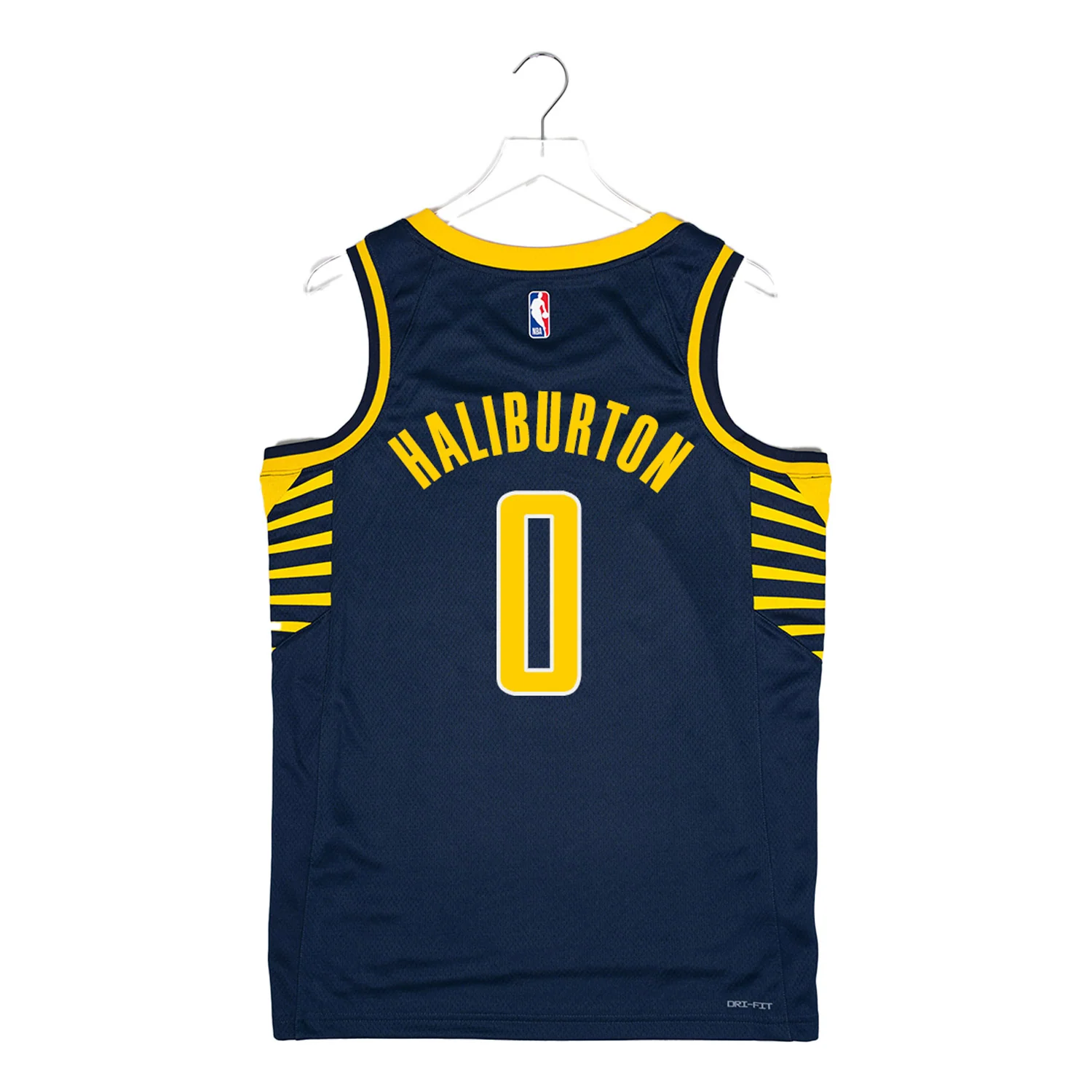 Adult Indiana Pacers #0 Tyrese Haliburton Icon Swingman Jersey in Navy by Nike