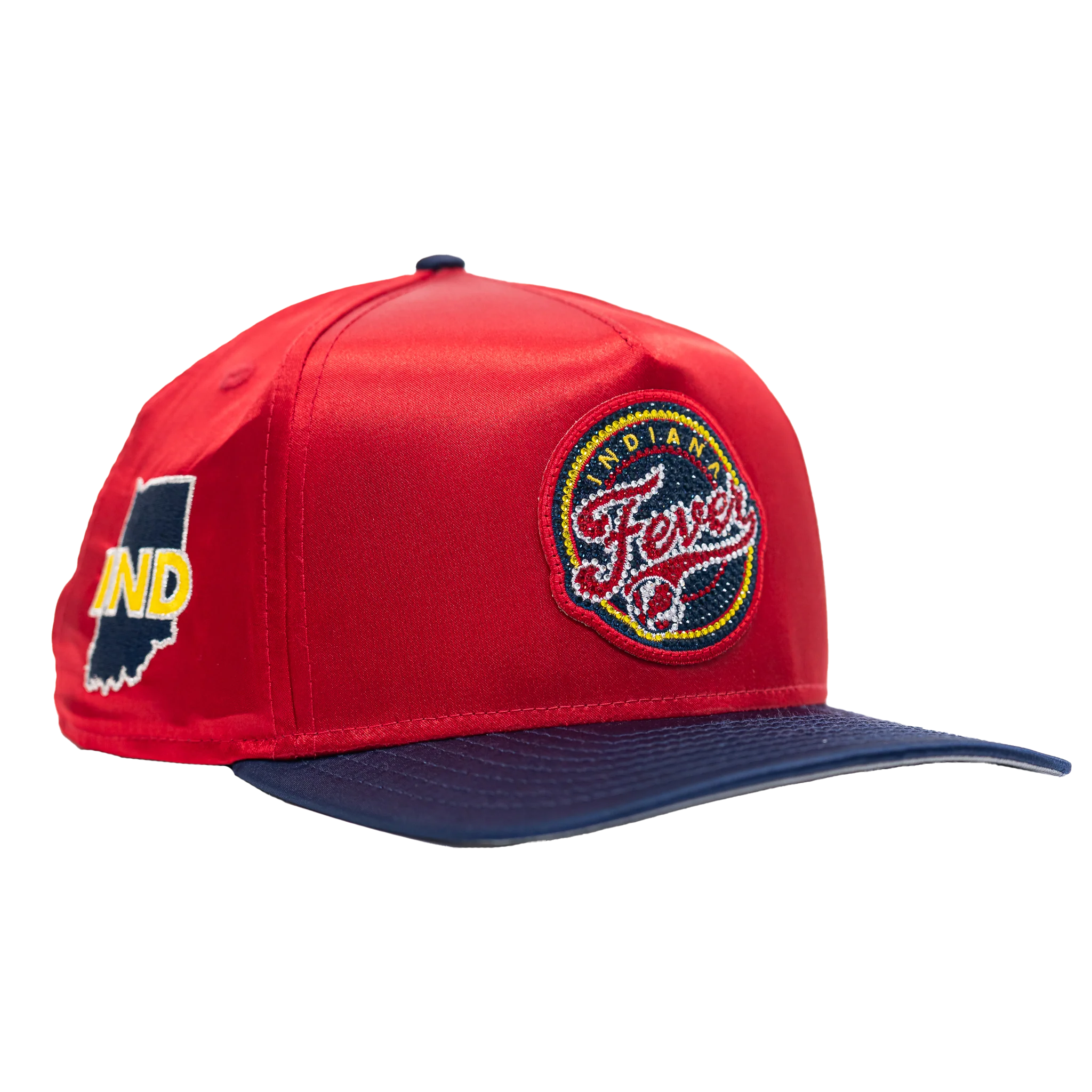 Adult Indiana Fever Official 2026 WNBA Draft 9FIFTY Hat in Red by New Era