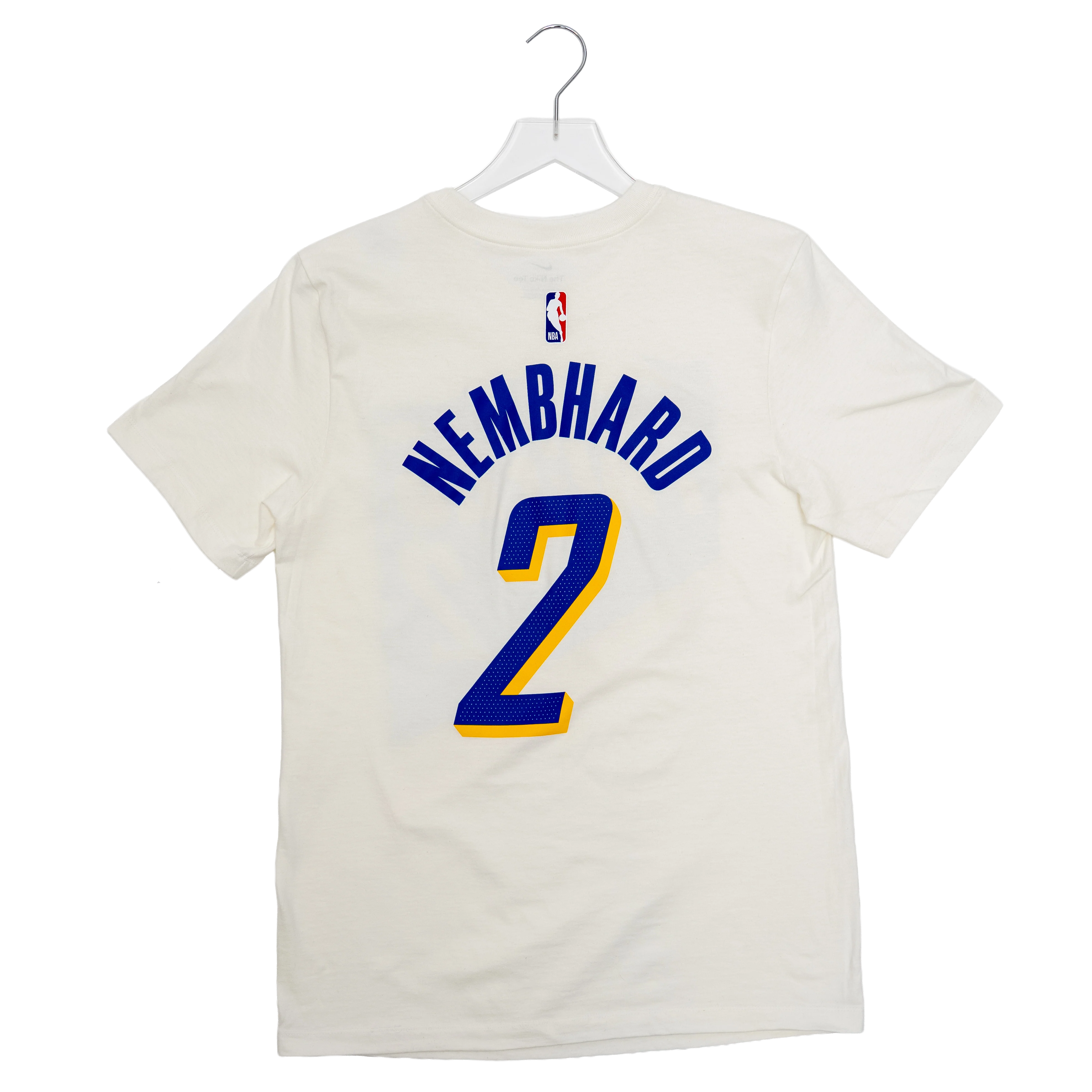 Adult Indiana Pacers 25-26 CITY EDITION #2 Andrew Nembhard Name and Number T-shirt in White by Nike