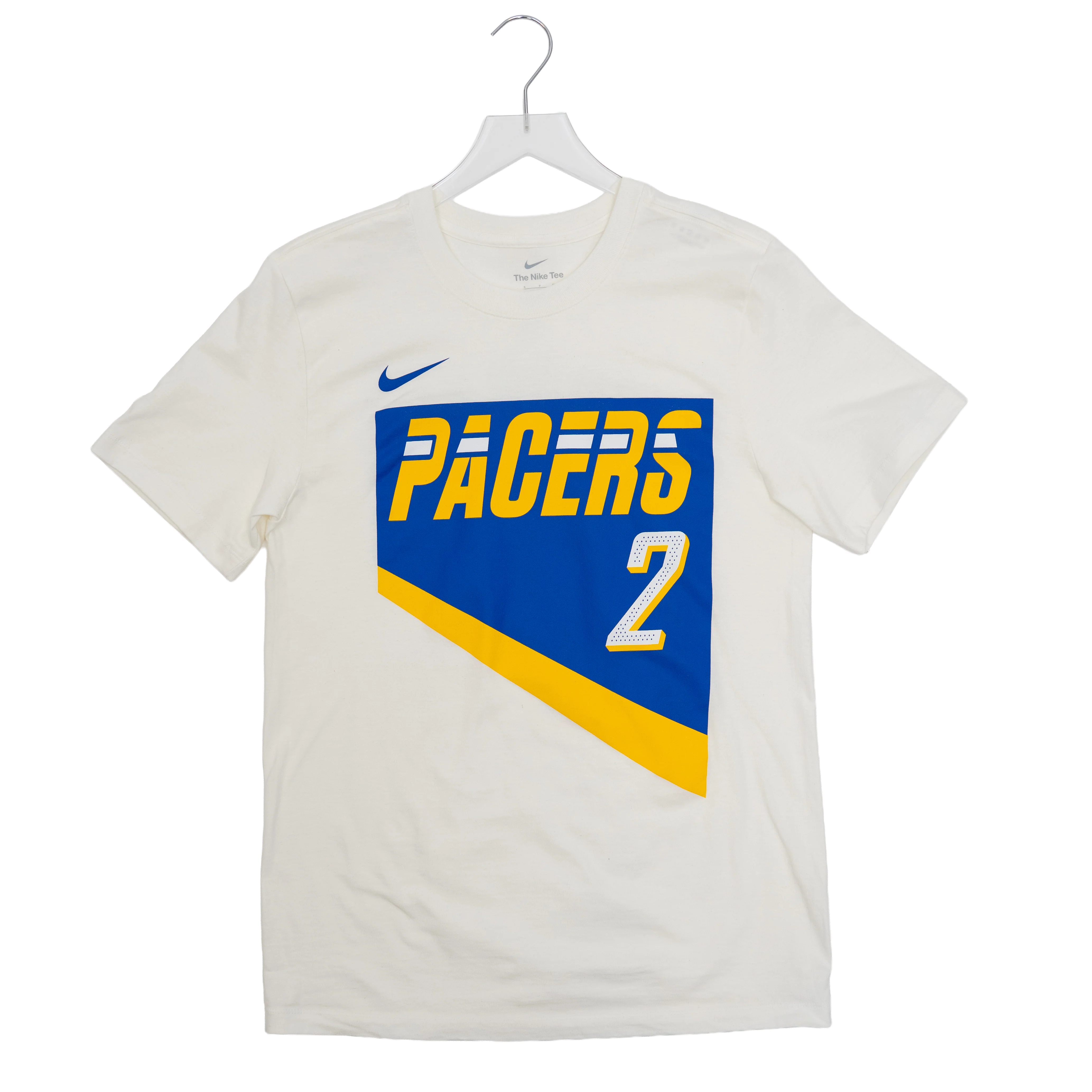 Adult Indiana Pacers 25-26 CITY EDITION #2 Andrew Nembhard Name and Number T-shirt in White by Nike