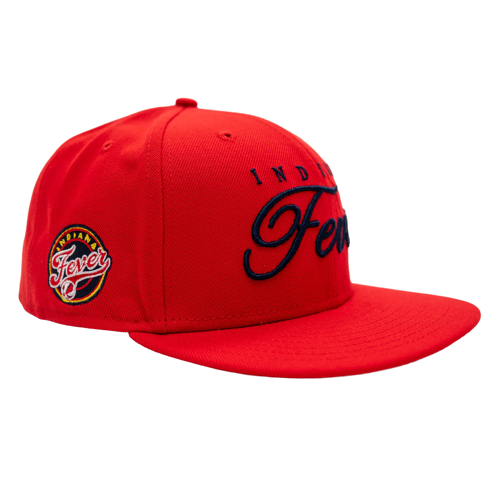 Adult Indiana Fever Scripted 59FIFTY Hat in Red by New Era 2 Adult Indiana Fever Scripted 59FIFTY Hat in Red by New Era