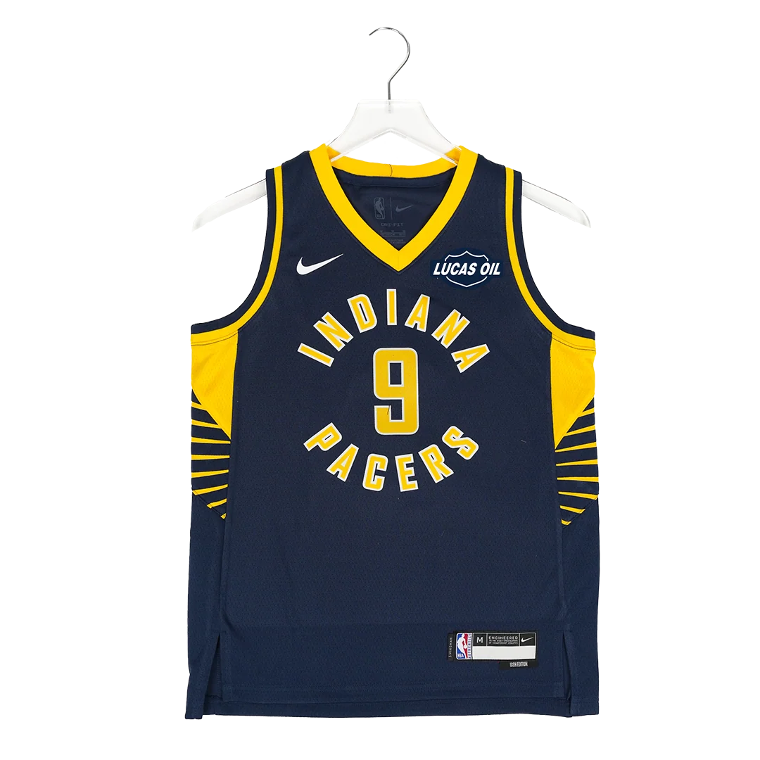 Youth Indiana Pacers #9 T.J. McConnell Icon Swingman Jersey in Navy by Nike