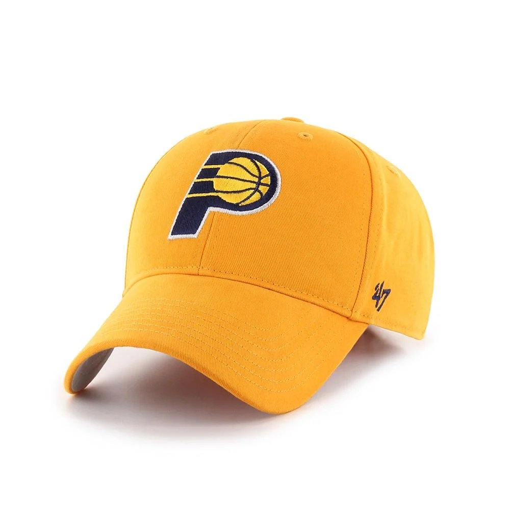 Youth Indiana Pacers Primary Logo MVP Hat in Gold by '47 1 Youth Indiana Pacers Primary Logo MVP Hat in Gold by '47