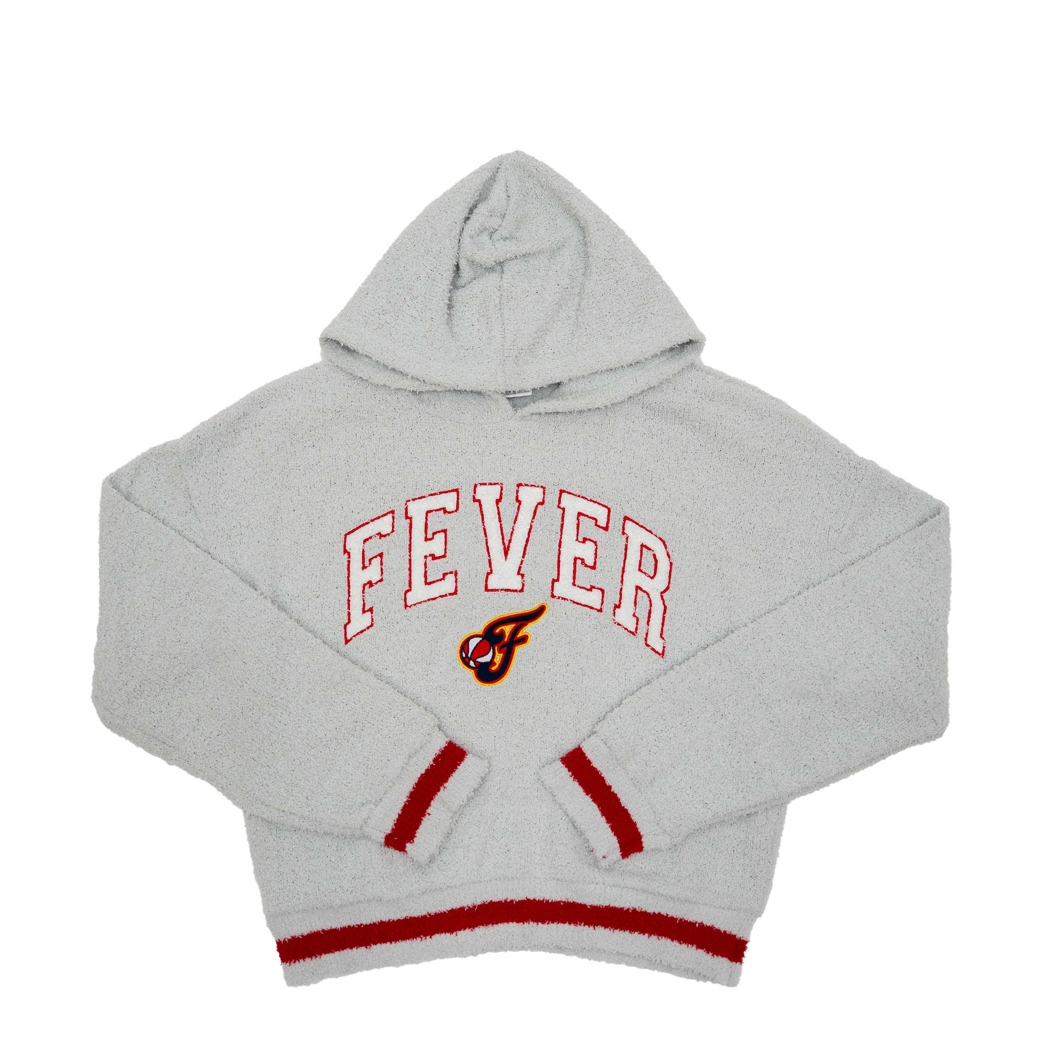 Women's Indiana Fever Whitley Comfy Hooded Top in Grey by College Concepts