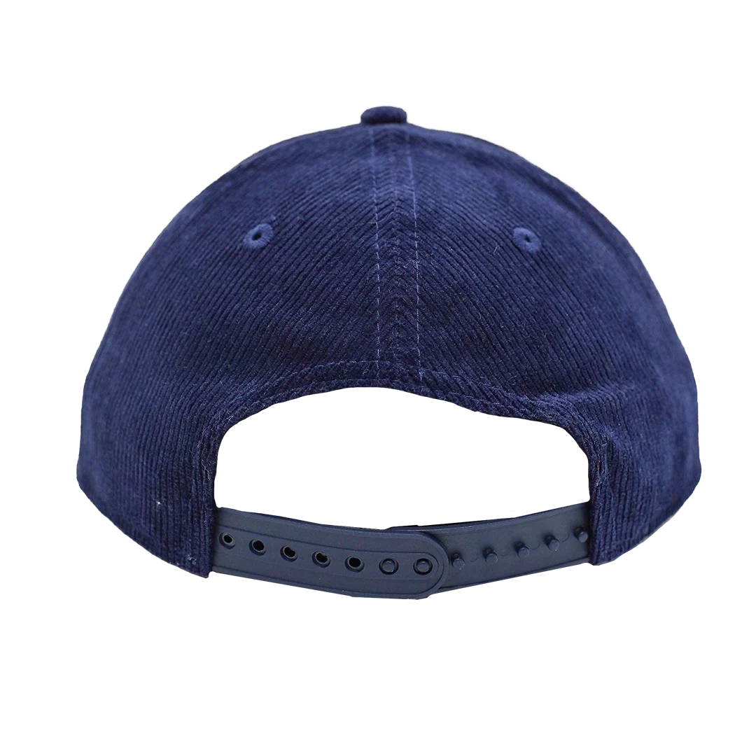 Adult Indiana Pacers Solid Corduroy AF 9Forty Hat in Navy by New Era 4 Adult Indiana Pacers Solid Corduroy AF 9Forty Hat in Navy by New Era