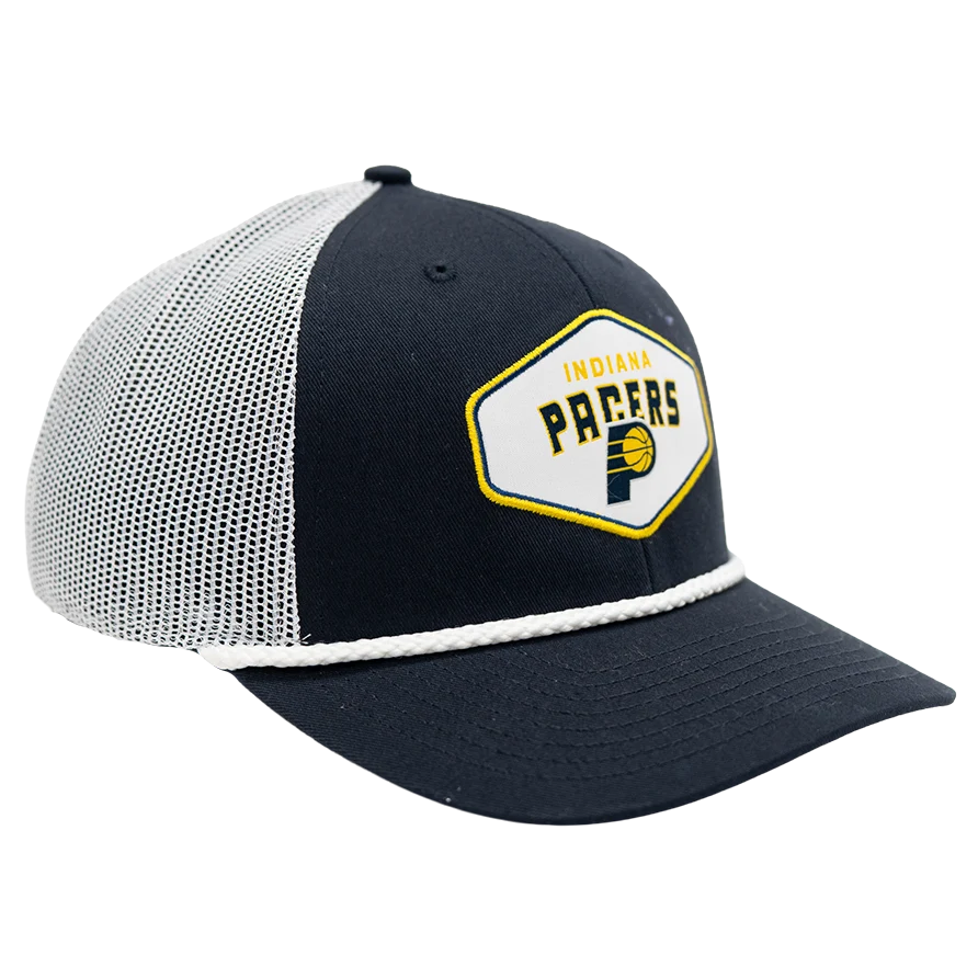 Adult Indiana Pacers Ace Out Trucker Hat in Navy by '47
