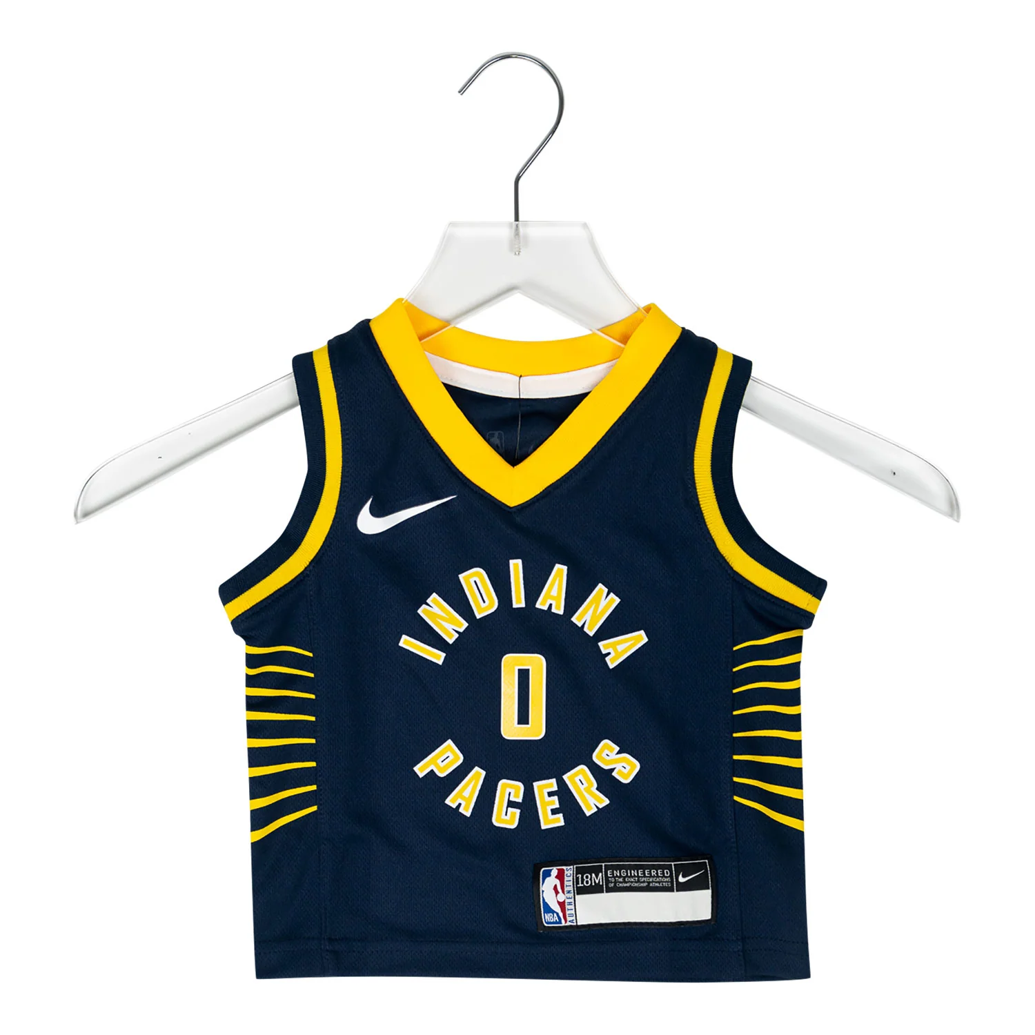 Infant Indiana Pacers #0 Tyrese Haliburton Icon Jersey in Navy by Nike 2 Infant Indiana Pacers #0 Tyrese Haliburton Icon Jersey in Navy by Nike